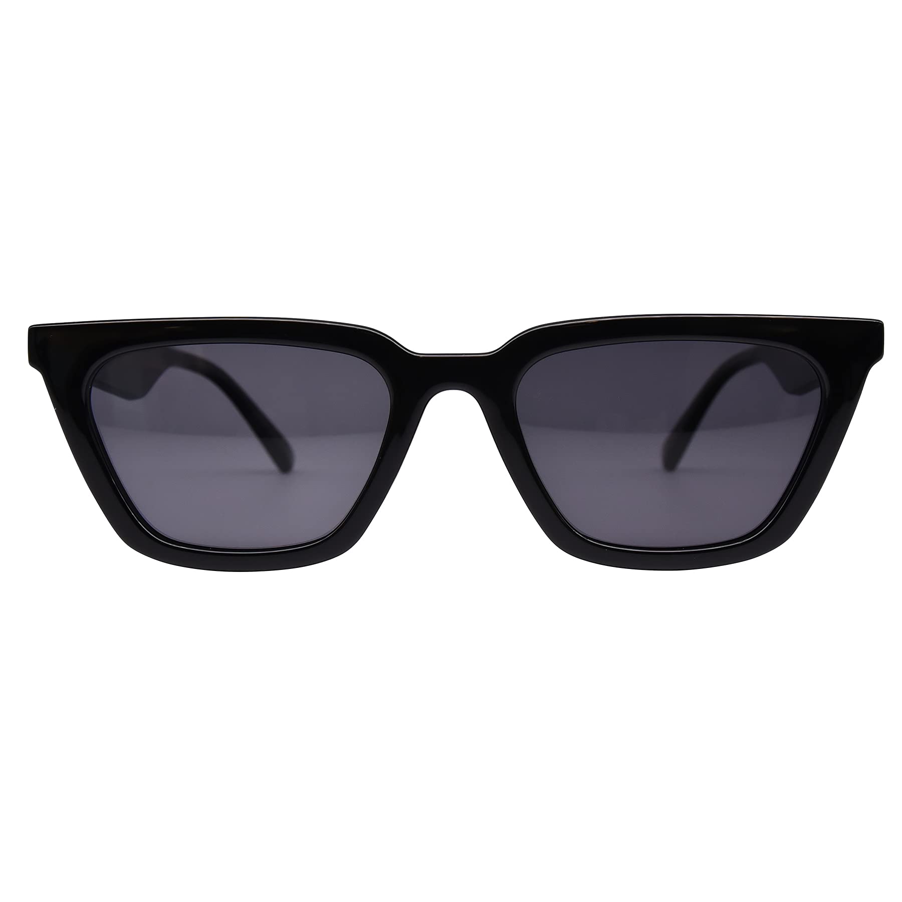 Polarized Rectangular Sunglasses for Men & Women - Classic Medium Size UV Protection - Perfect for Driving, Beach, and Outdoor Activities
