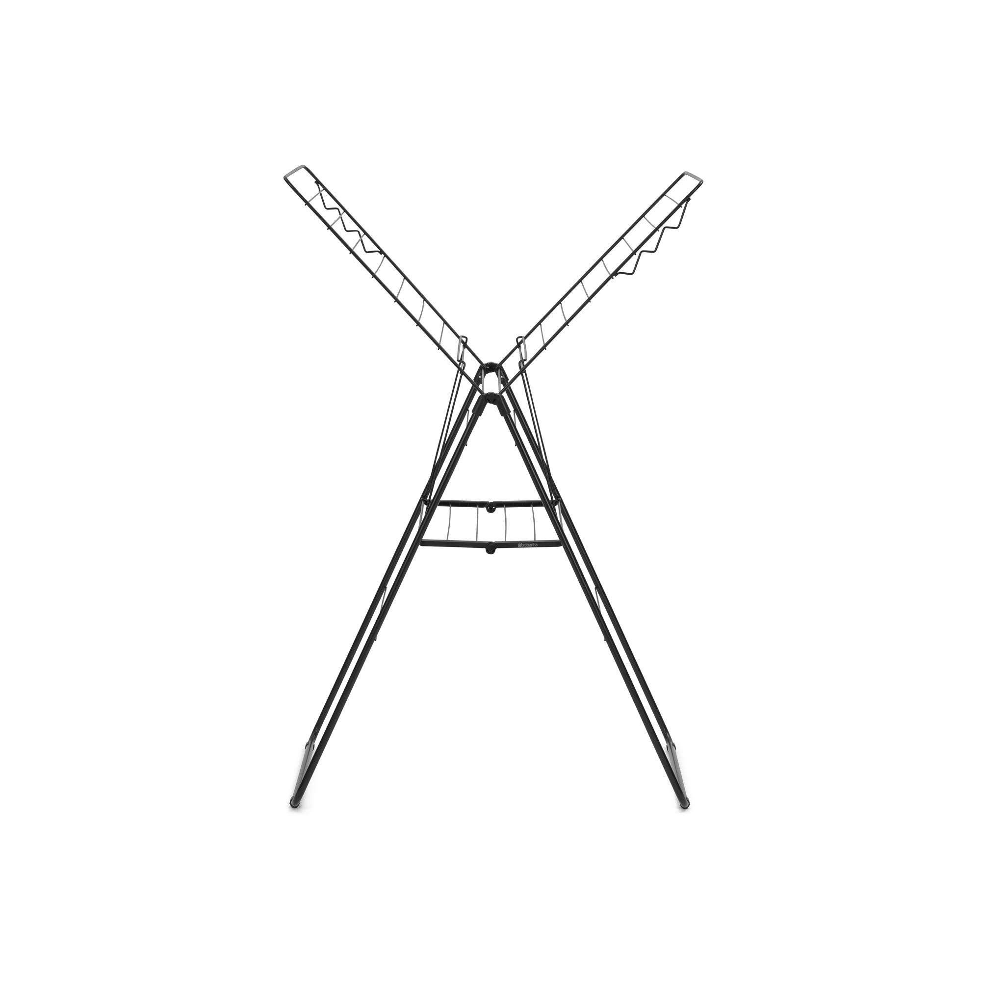 20 Meters Black HangOn Drying Rack for Clothes - Space Saving Laundry Rack for Apartments, Balcony & Outdoor Use