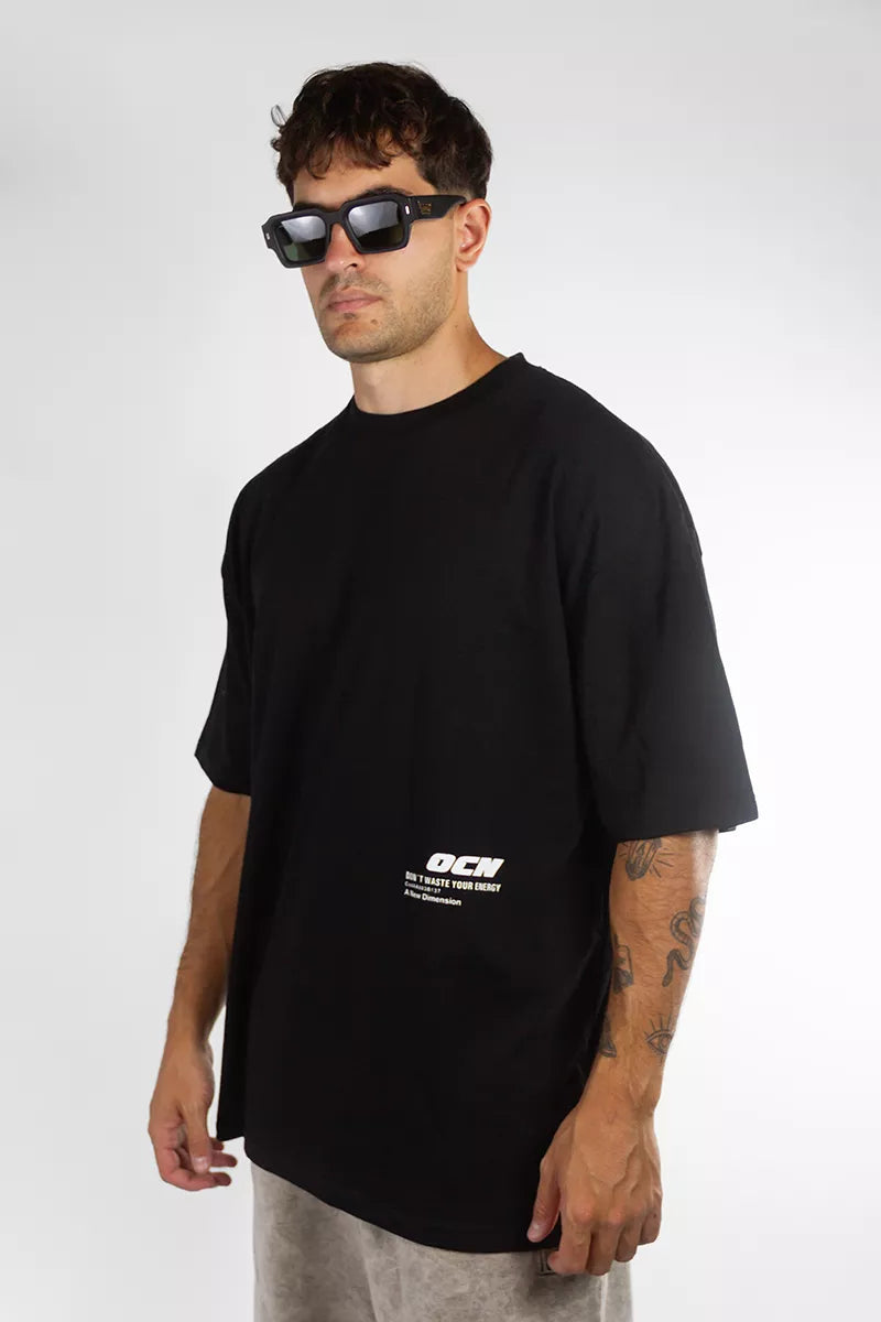 Original Oversize Black T-Shirt for Men - Comfortable & Stylish Streetwear for Casual Outfits, Gym, and Everyday Wear