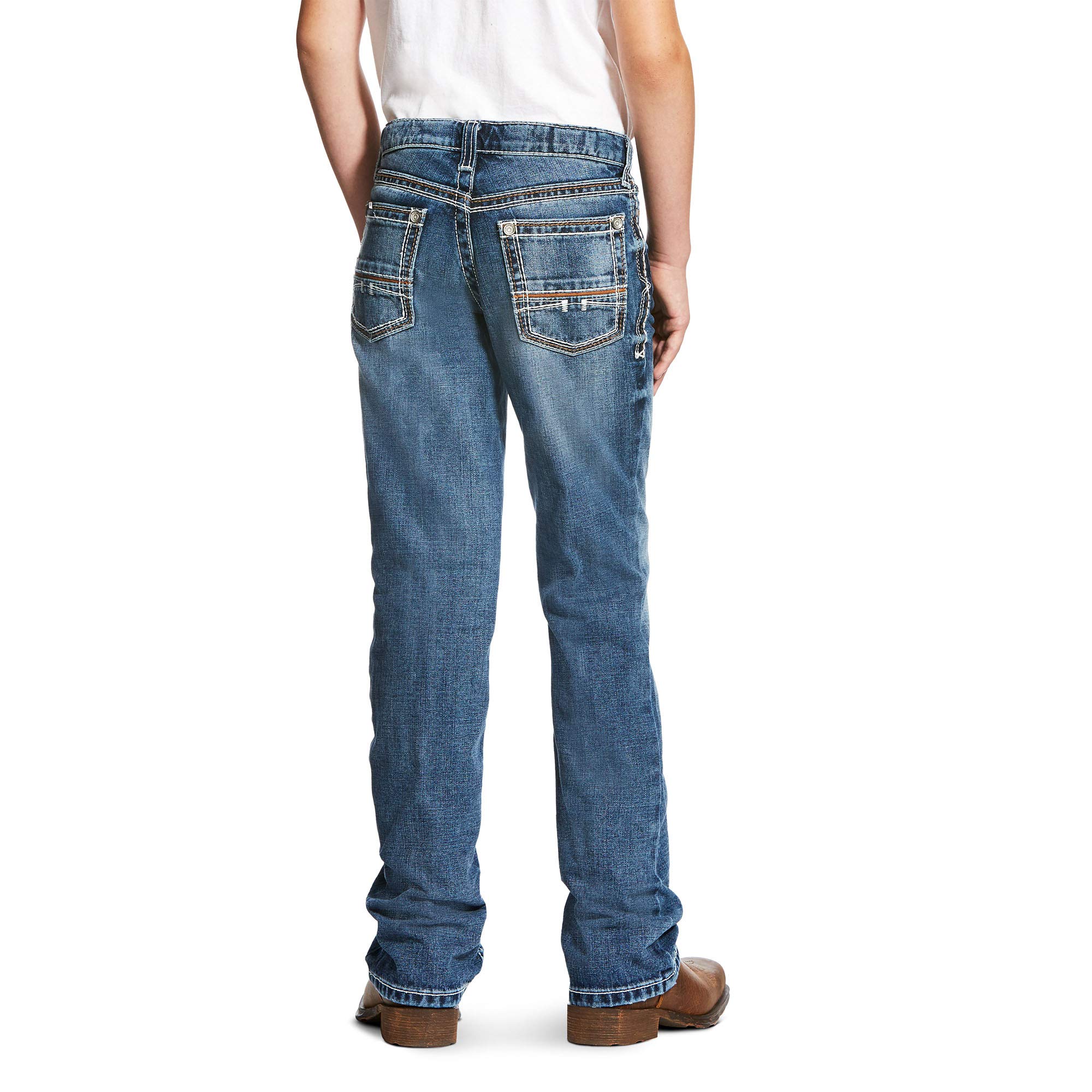 ARIAT Boys' Jeans - Durable Denim Pants for Kids | Comfortable & Stylish for School, Play & Outdoor Activities