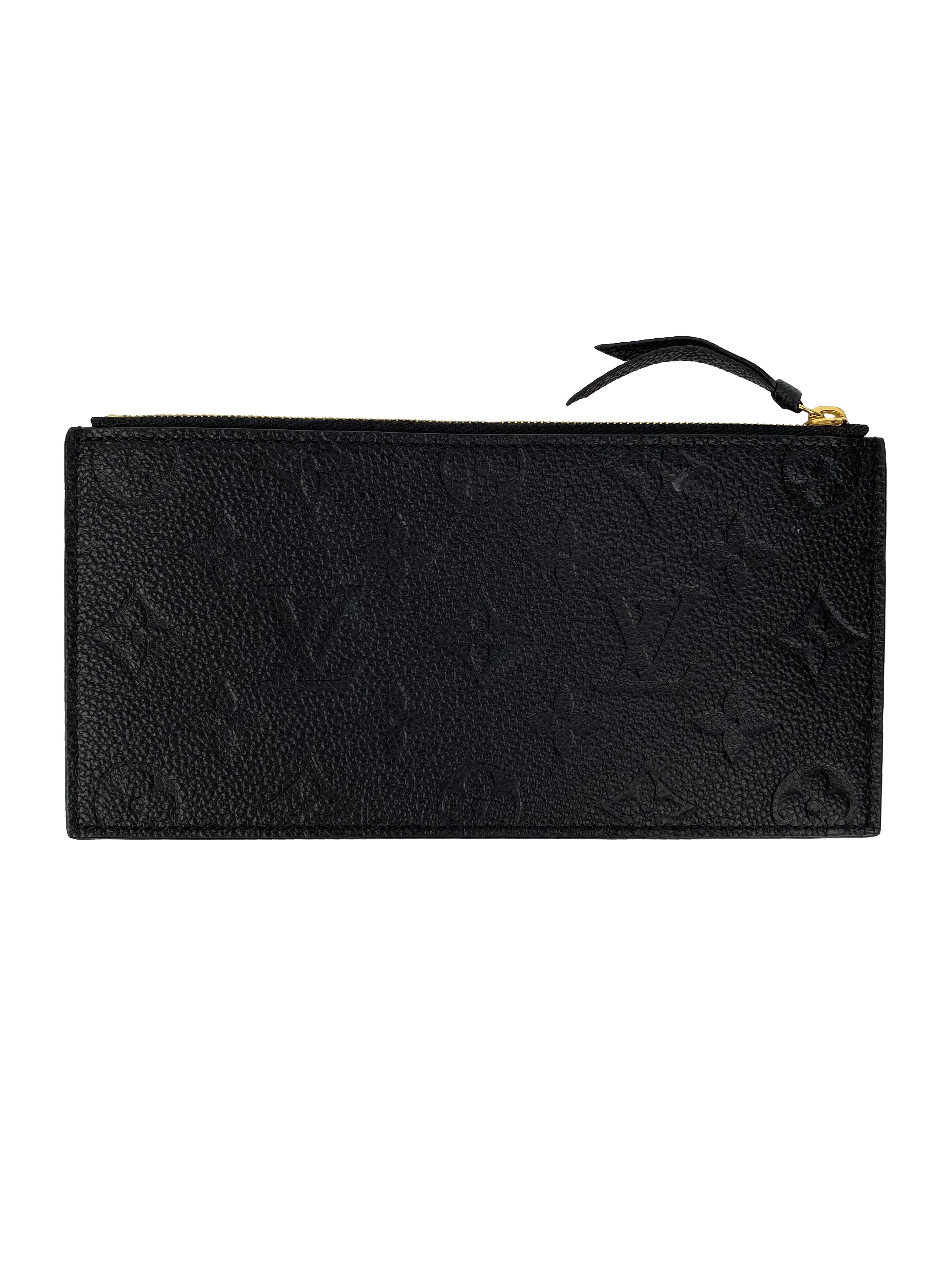 Authentic Louis Vuitton Black Felicie Pochette Crossbody Bag - Luxury Leather Wallet on Chain for Women, Perfect for Evening Events & Daily Use