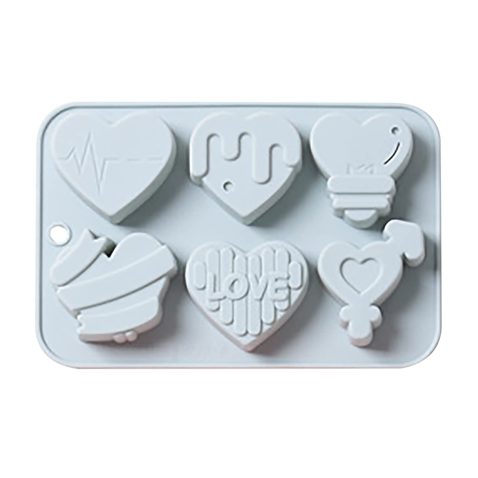 Valentine's Day Silicone Cake Molds Set - Heart & Red Lip Fondant Chocolate Candy Molds for Wedding, Baby Shower & Party Decorations | Perfect for Romantic Desserts, DIY Baking & Special Occasion Treats