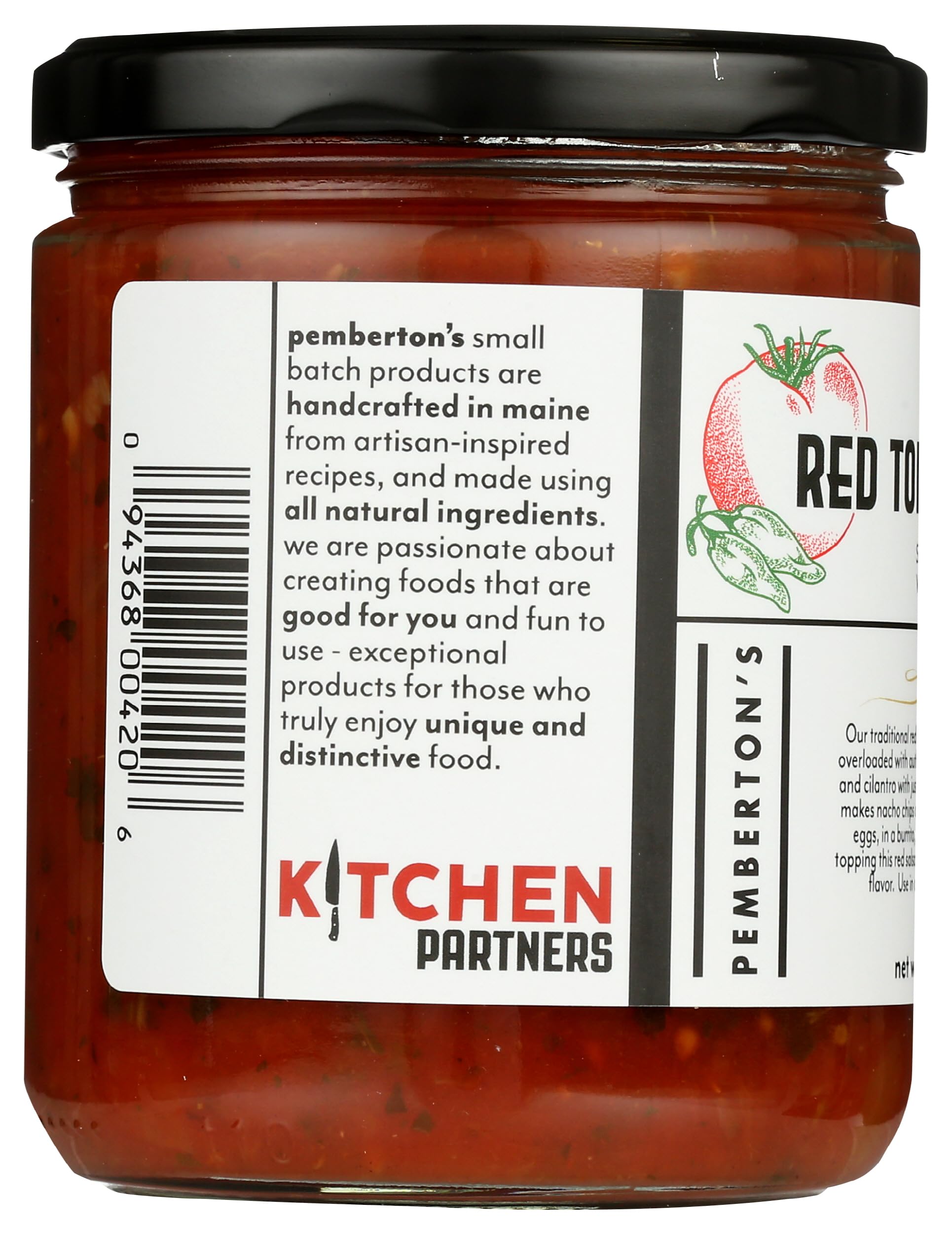 PEMBERTONS Red Tomato Salsa, 16 oz Jar - Authentic Mexican Salsa for Tacos, Nachos, Chips & More | Gluten-Free & Vegan Friendly