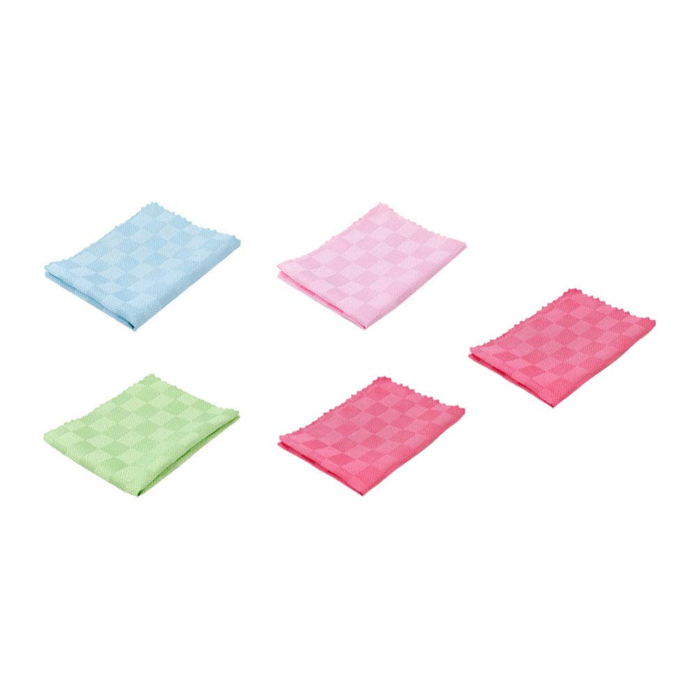 Premium 5-Pack Microfiber Cleaning Cloths - Streak-Free Glass Cleaning, Dish Drying & Kitchen Towels | Super Absorbent, Reusable & Lint-Free for Windows, Dishes, Countertops & Dining Tables