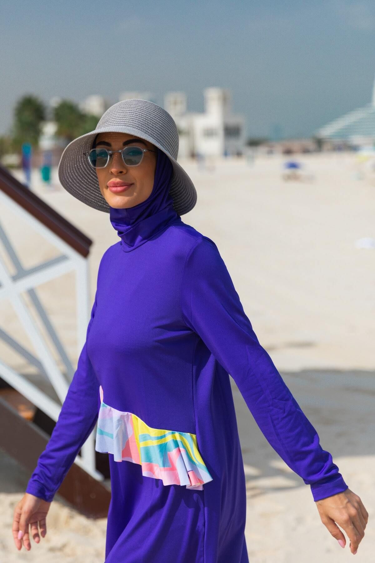 Premium Mahra Burkini Set - Modest Full Coverage Swimwear for Women - Perfect for Swimming, Beach, and Resort Vacations