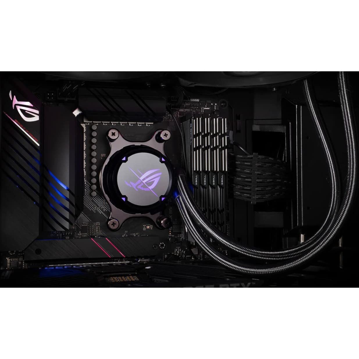 ASUS ROG Strix LC II 240 AIO Liquid CPU Cooler - 240mm Radiator with Dual 120mm PWM Fans - Compatible with Intel LGA1700/115x/2066 & AMD AM4/TR4 - Perfect for Gaming PCs, Workstations, and High-Performance Cooling Solutions