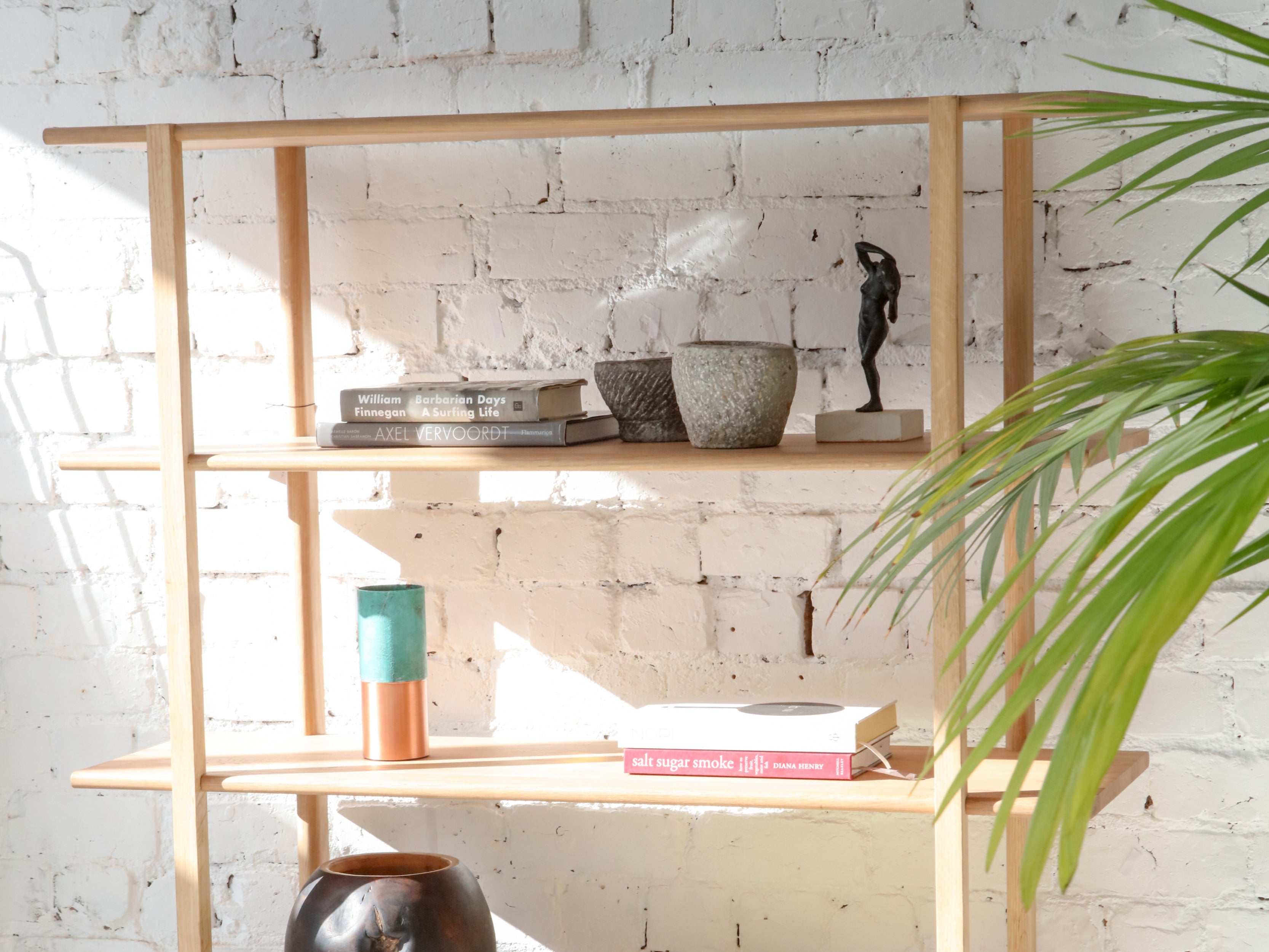 Farnsworth Bookshelf - Stylish Wooden Bookshelf for Home & Office - Perfect for Living Room, Bedroom, or Study Room Organization