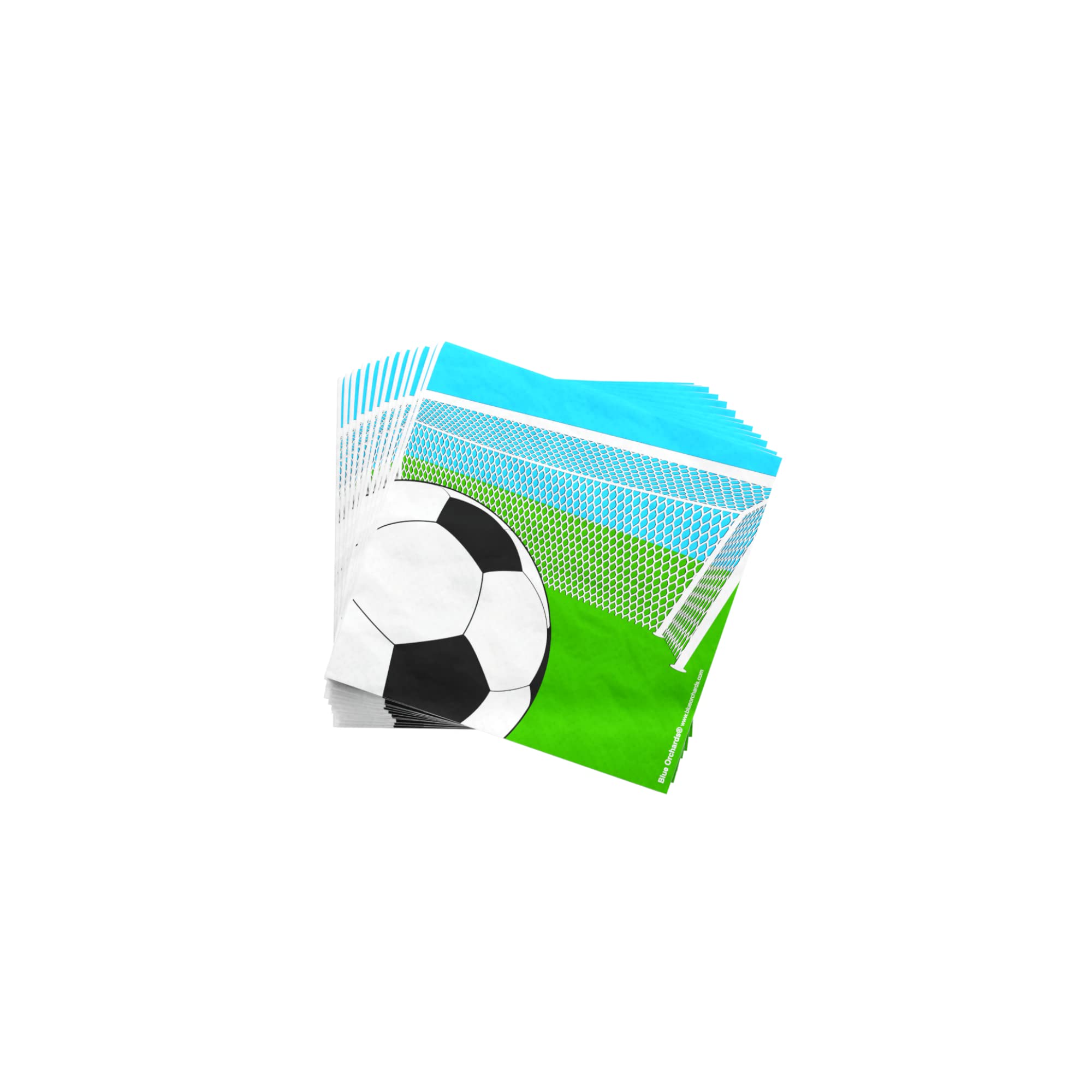 Blue Orchards Soccer Value Party Supplies Pack (60 Pieces for 16 Guests) - Soccer Ball Plates, Napkins, Decorations - Perfect for Sports Themed Birthday Parties, Team Celebrations & Game Day Events