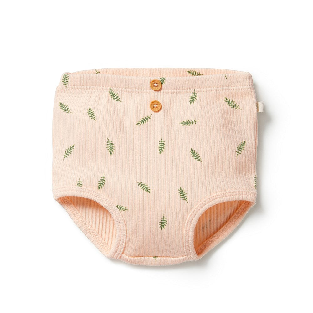 Organic Cotton Ribbed Baby Diaper Pants - Soft, Breathable & Hypoallergenic for Newborns & Infants - Perfect for Daytime Play & Overnight Comfort