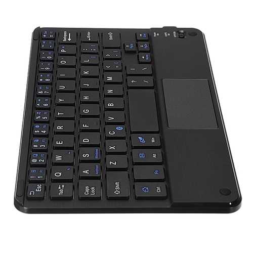 Universal Bluetooth Wireless Keyboard - B.O.W HB118 Leather Touch Keyboard for Tablet, Phone, Laptop | Perfect for Office, Home & Travel Use