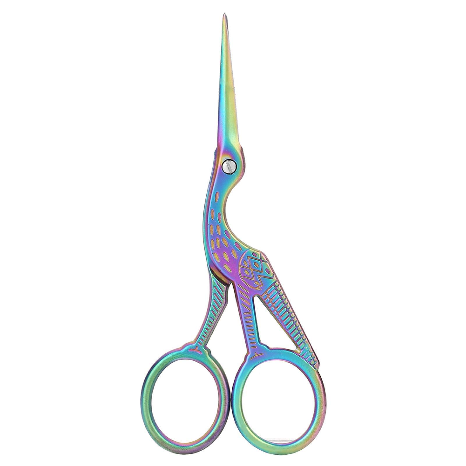 Premium Stainless Steel Embroidery Scissors - Crane-Shaped Tailoring Shears for DIY Sewing, Quilting & Handicrafts | Perfect for Fabric Cutting, Thread Trimming & Craft Projects