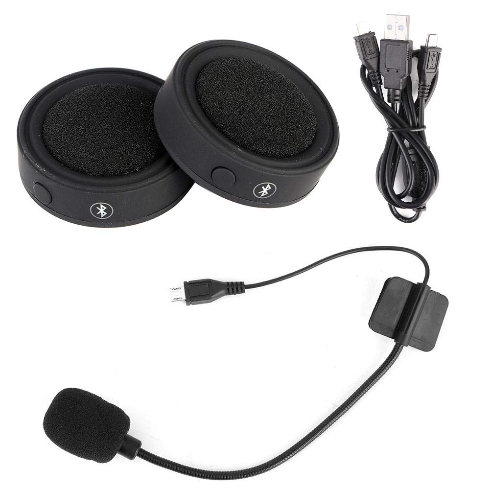 KIMISS BT17 Waterproof Motorcycle Bluetooth Helmet Headset - Stereo Music, Hands-Free Calling, Noise Cancellation for Safe Riding | Perfect for Commuting, Touring & Adventure Motorcycles