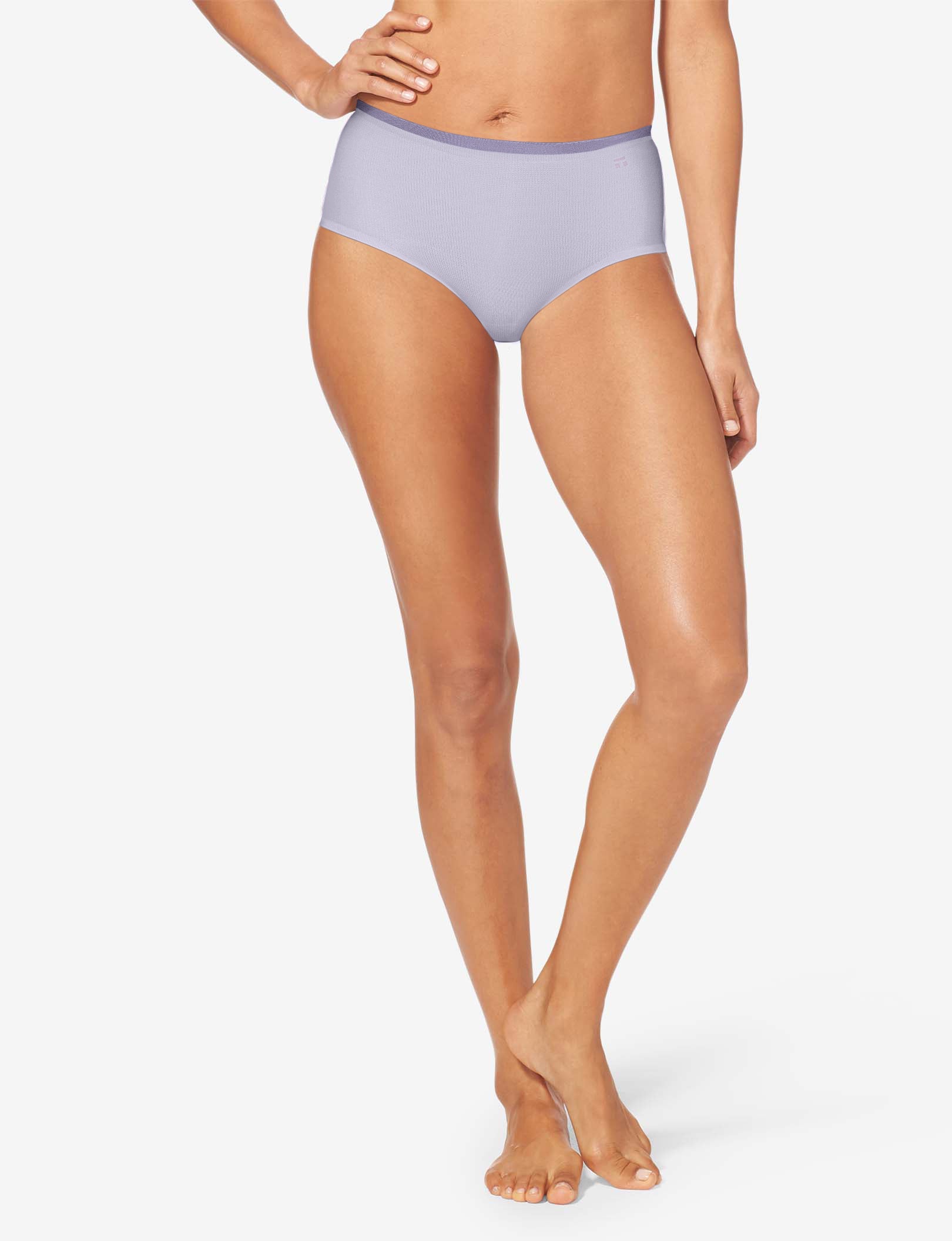 Women's Air High Rise Brief - Comfortable Cotton Underwear for Everyday Wear | Perfect for Yoga, Workout & Lounge