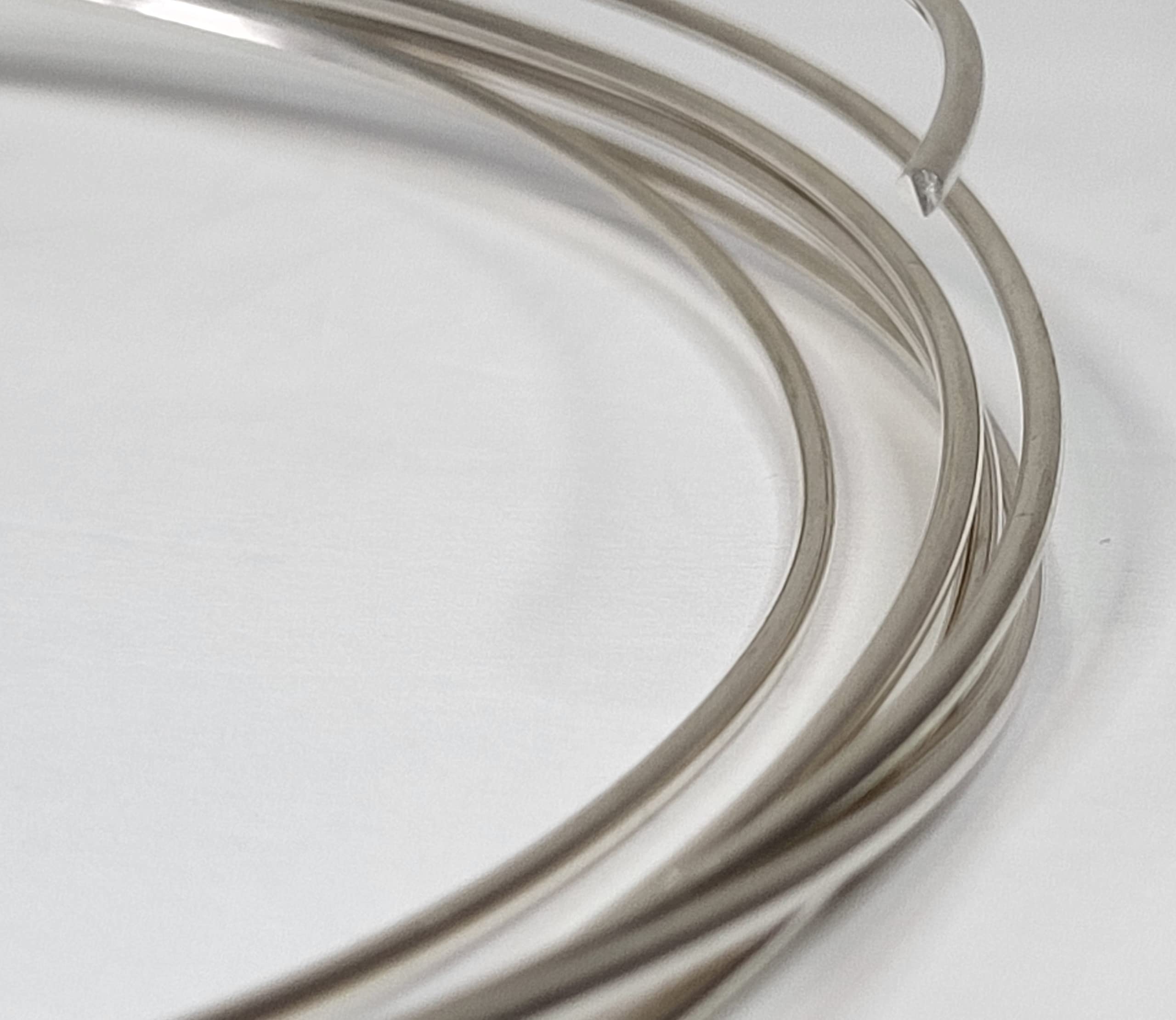 13 Gauge Round Dead Soft 925 Sterling Silver Wire - 5 Feet for Jewelry Making, DIY Crafts, Beading & Wire Wrapping - Premium Artisan Jewelry Supplies by WIZART
