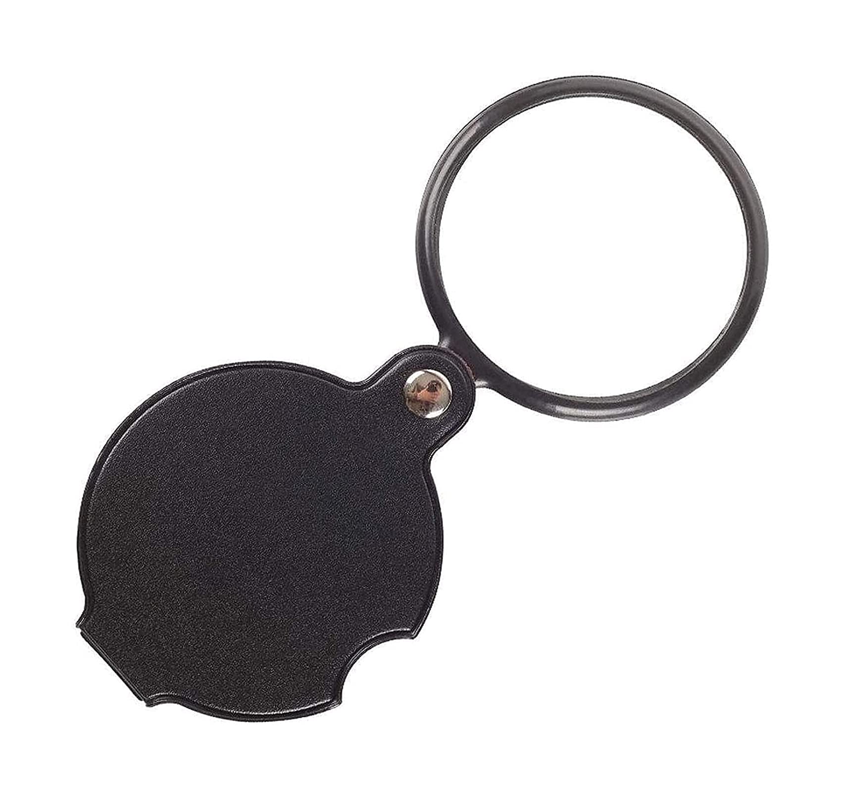 5X HD Folding Portable Magnifying Glass - Compact Handheld Magnifier for Reading, Jewelry, Stamps & Hobbies (Ideal for Seniors & Crafts)