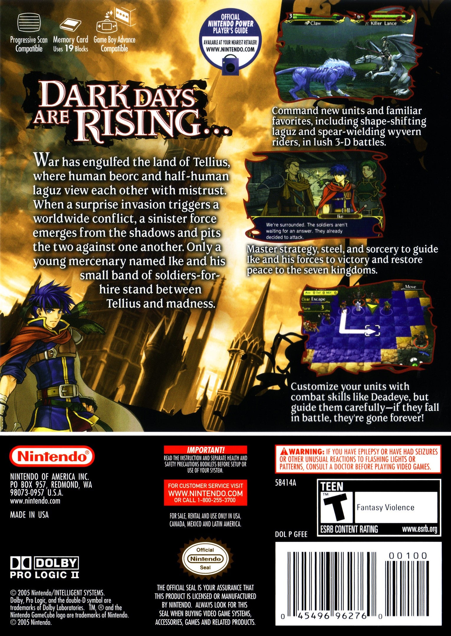 Fire Emblem: Path of Radiance - Nintendo GameCube RPG Adventure - Perfect for Strategy Game Lovers & Collectors - Play at Home or Gaming Events