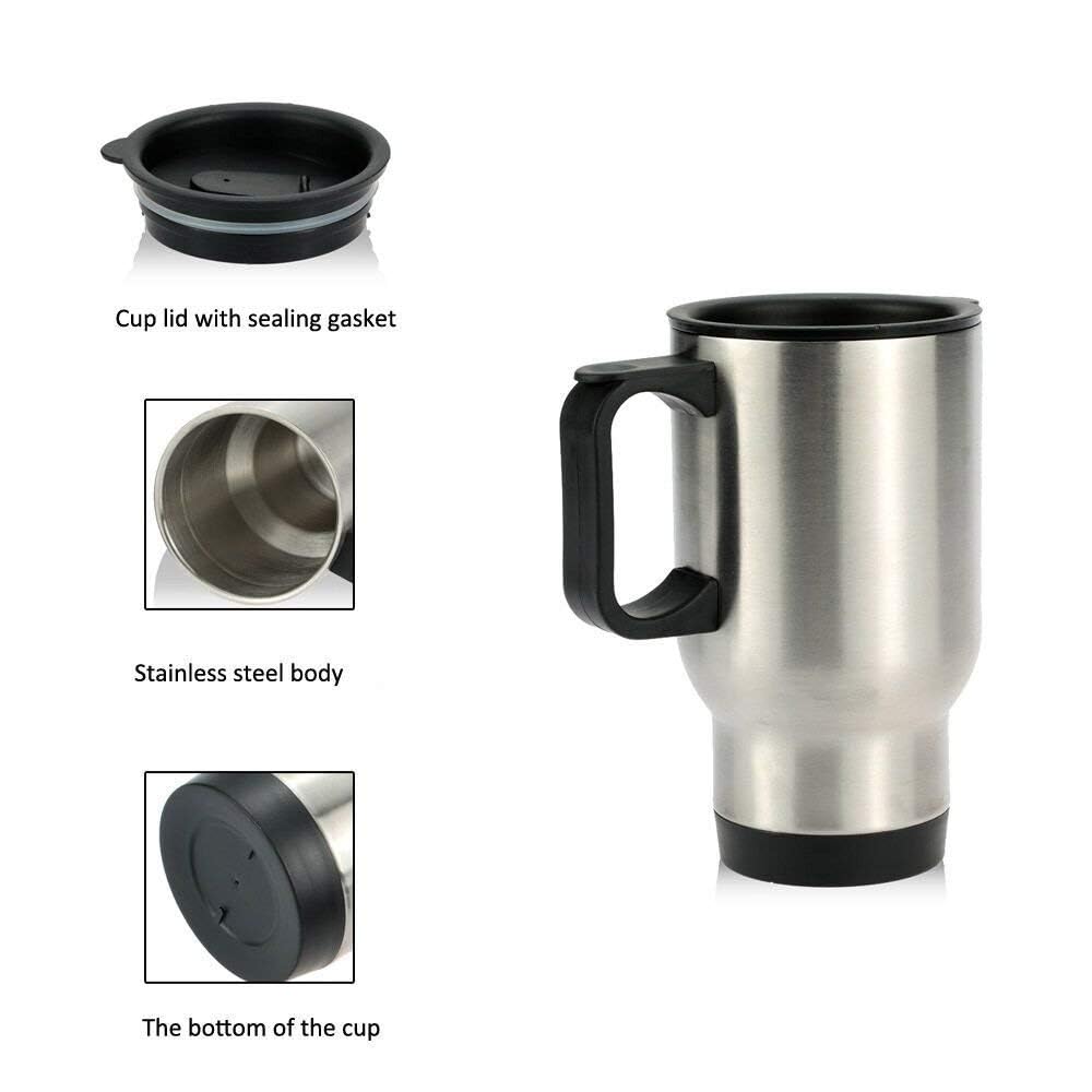 Stainless Steel Travel Coffee Mug 14oz - Insulated Tea Cup for Hot & Cold Drinks - Perfect for Law & Order SVU Fans, Detectives & Coffee Lovers (Great for Commuting, Office & Outdoor Use)