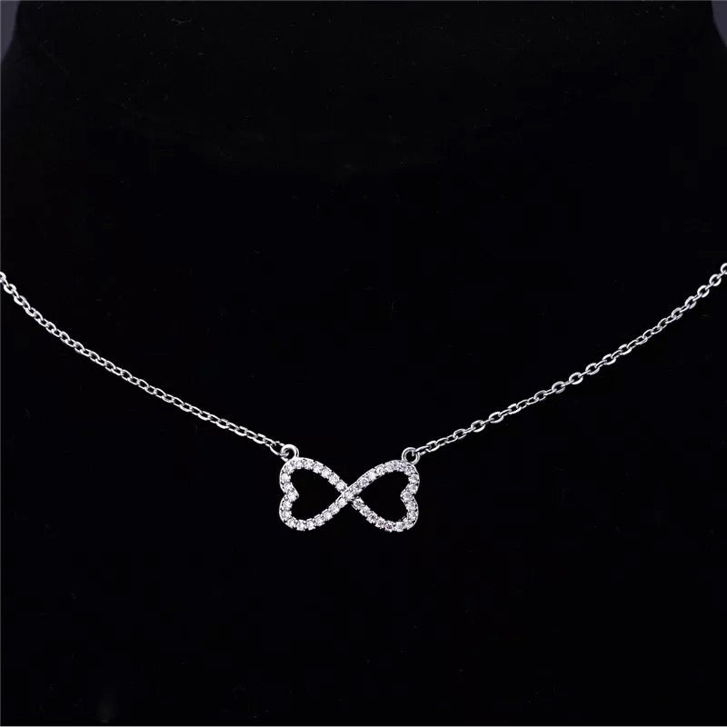 Infinity Necklace for Women - Sterling Silver Eternal Love Pendant - Perfect for Valentine's Day, Anniversary & Everyday Wear