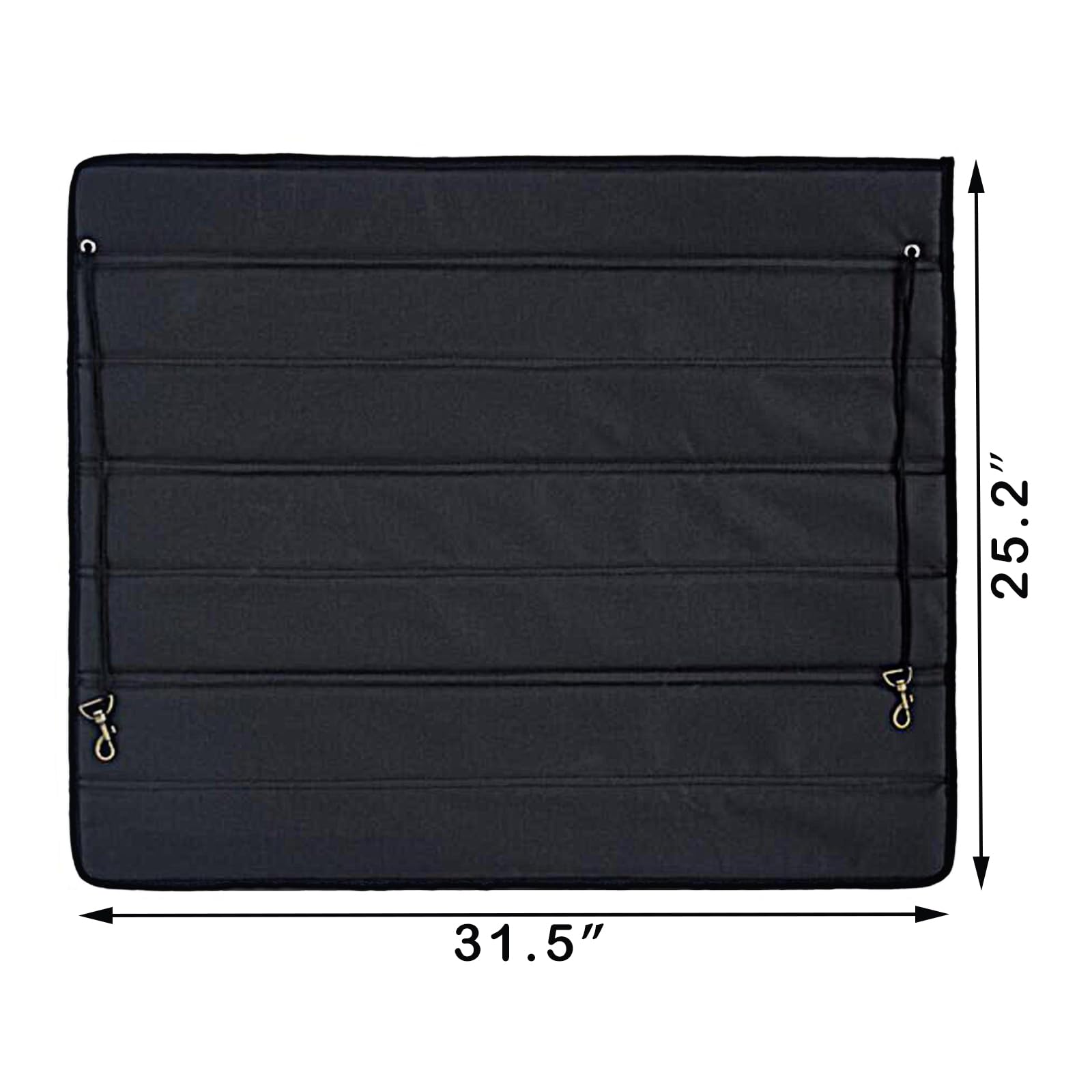 OTOEZ Universal Foldable Car Bumper Guard & Truck Rear Bumper Protector - Heavy Duty Trunk Mat Cargo Liner Floor Mat for Pickup Trucks, SUVs, Vans - Scratch Protection & Loading Assistance for Outdoor Adventures, Moving, Camping