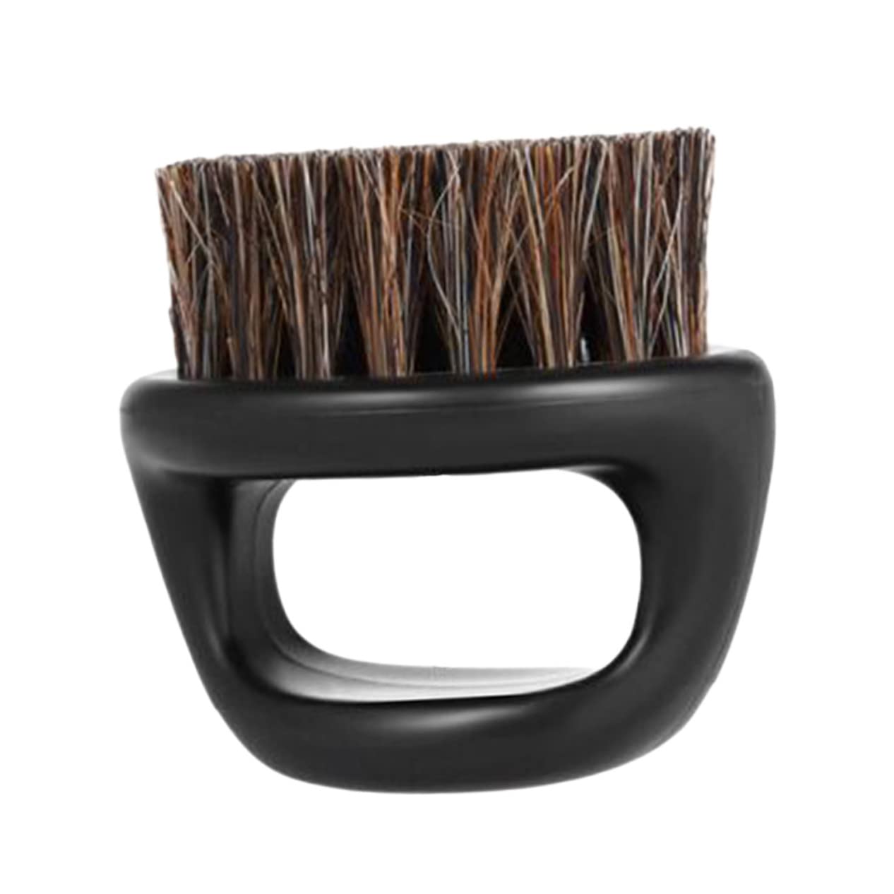 Premium Men's Beard Brush - Soft Bristle Shaving & Grooming Brush for Beard Care, Styling & Maintenance - Portable Round Design for Travel, Home & Salon Use