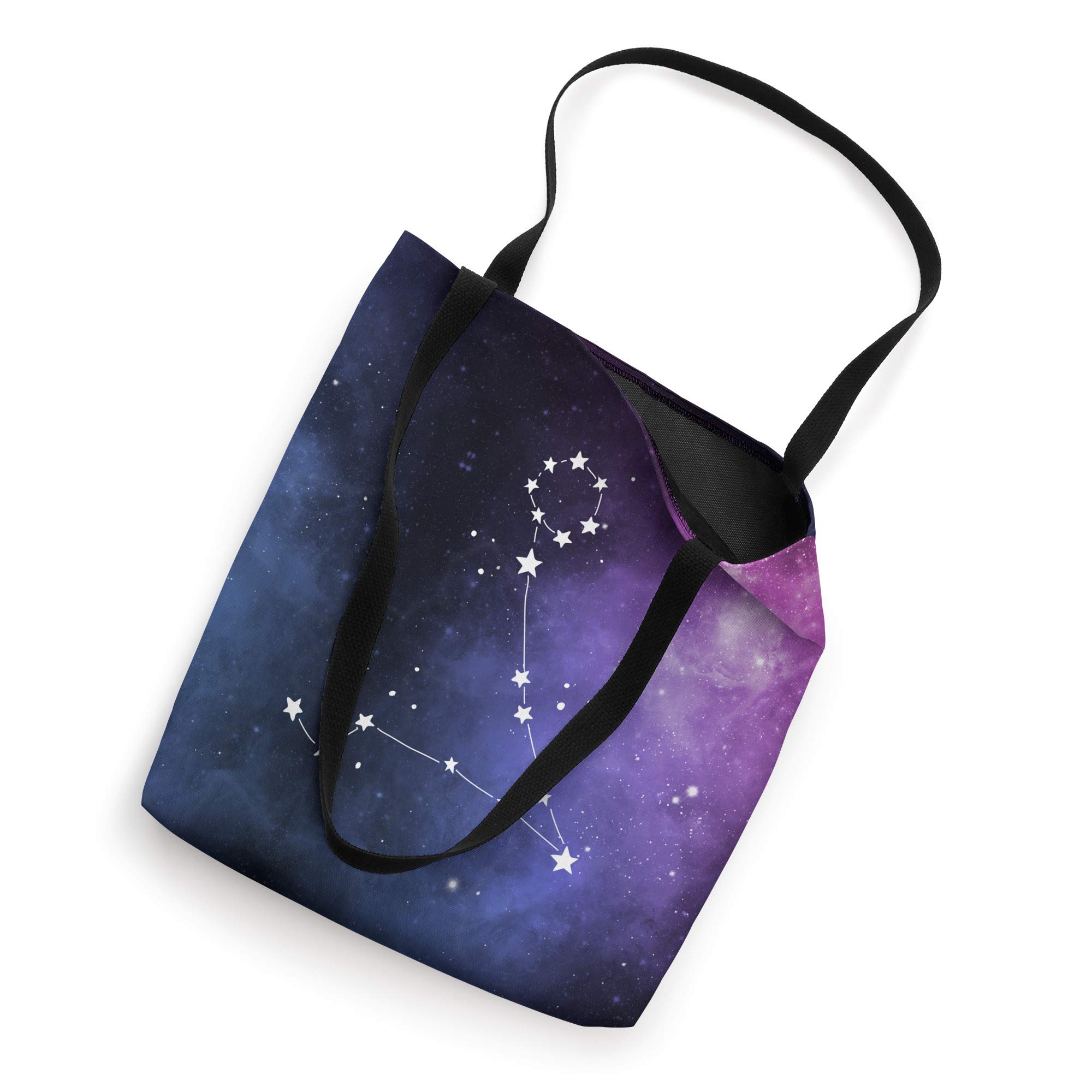 Pisces Constellation Tote Bag - Stylish Zodiac Themed Reusable Shopping Bag - Perfect for Beach, Grocery & Everyday Use