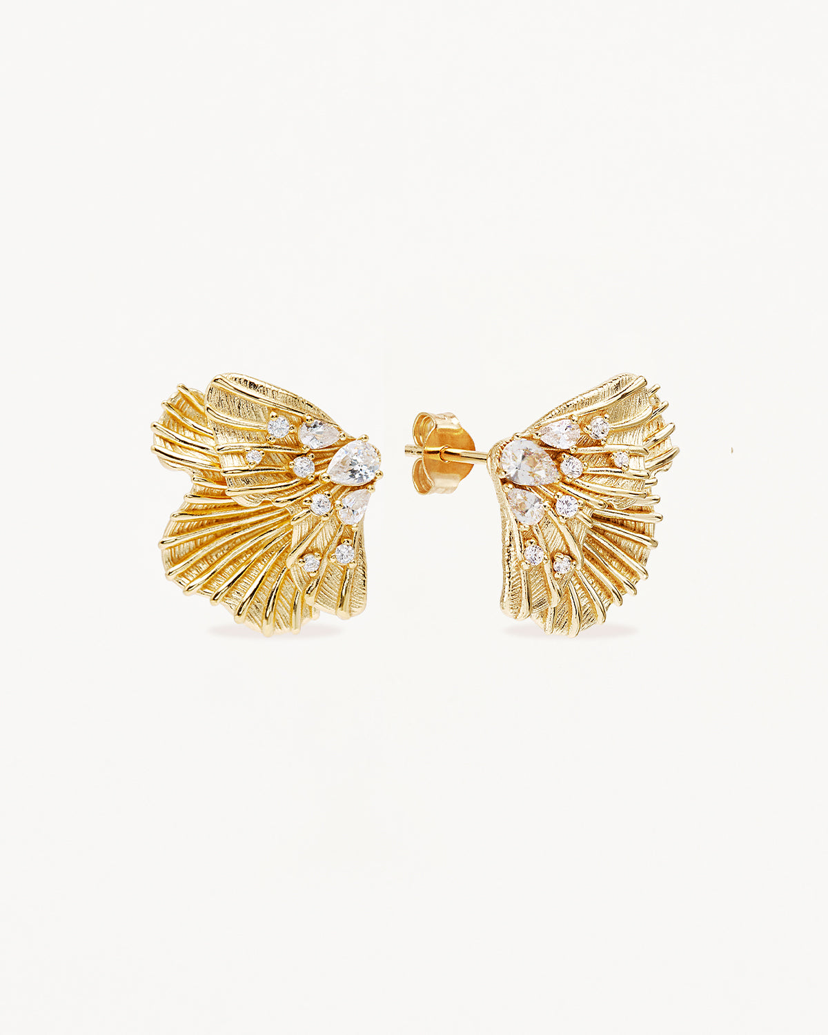 18K Gold Plated Ocean Whisper Statement Earrings for Women - Elegant Dangle Drop Earrings for Party, Wedding & Evening Wear