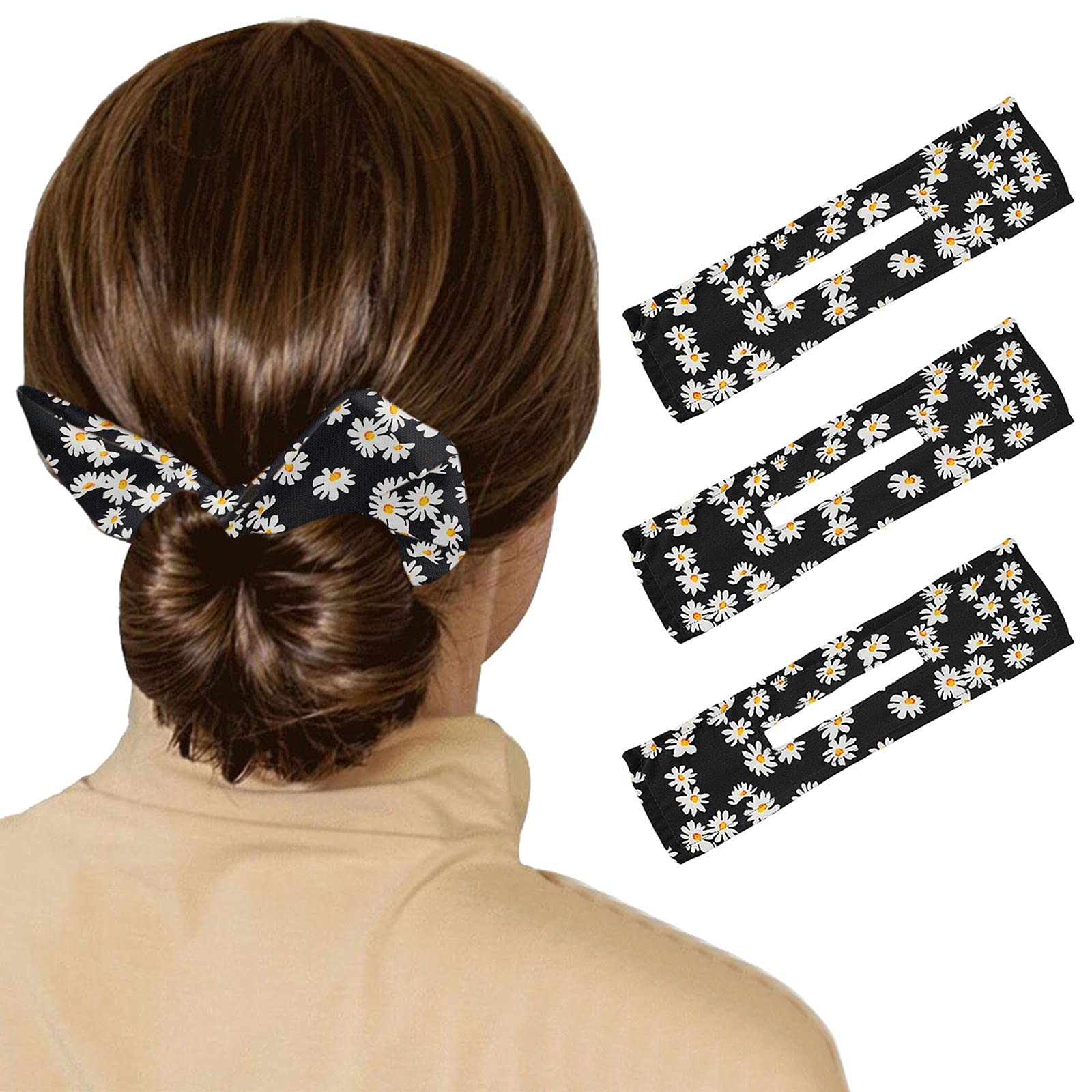 GTKINGD Women's Headbands - 3 Pack Retro Print Hair Bands for Women & Girls, Fashion Hair Accessories, Perfect Birthday Gift for Her - Great for Workouts, Yoga, Sports and Everyday Style