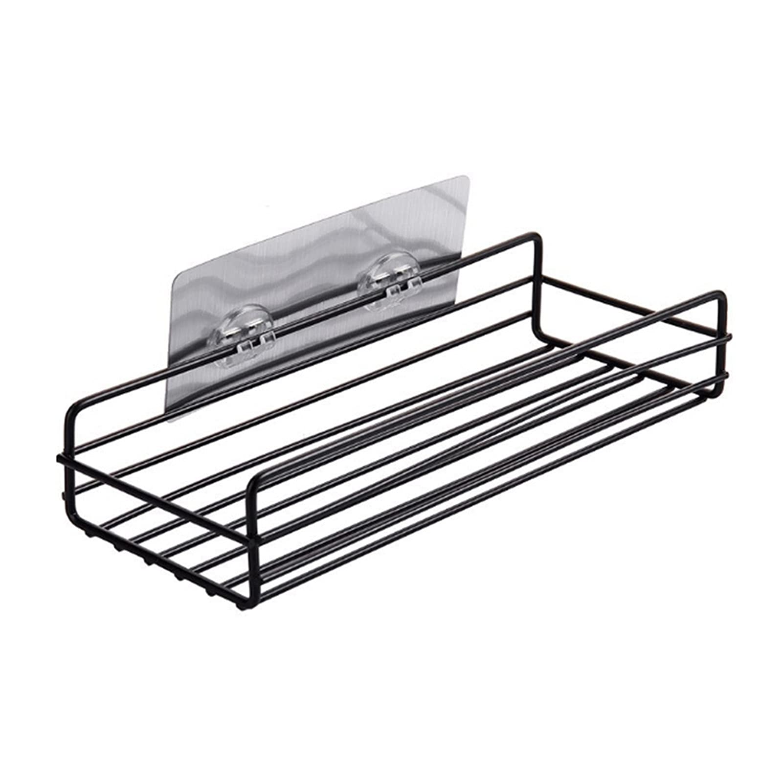 ZQALOVE Multifunctional Bathroom Storage Shelf - Stainless Steel Wall-Mounted Organizer Rack for Shower, Kitchen & Bathroom - No Drilling Required, Rustproof & Durable (Color: Silver) - Perfect for Small Spaces, Apartment Living & Home Organization