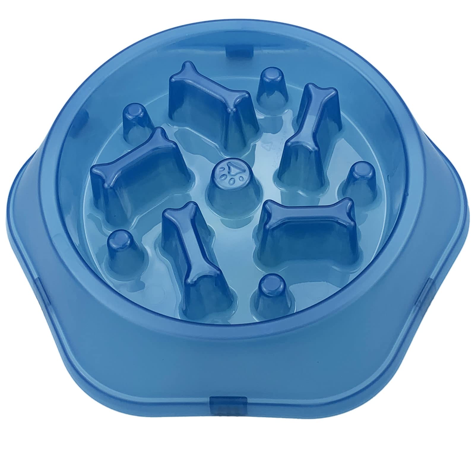 CAISHOW Slow Feeder Dog Bowl - Anti-Gulping Pet Bowl for Healthy Eating, Interactive Bloat Stop Design, Non-Slip Base for Small & Medium Dogs - Perfect for Fast Eaters & Mealtime Enrichment