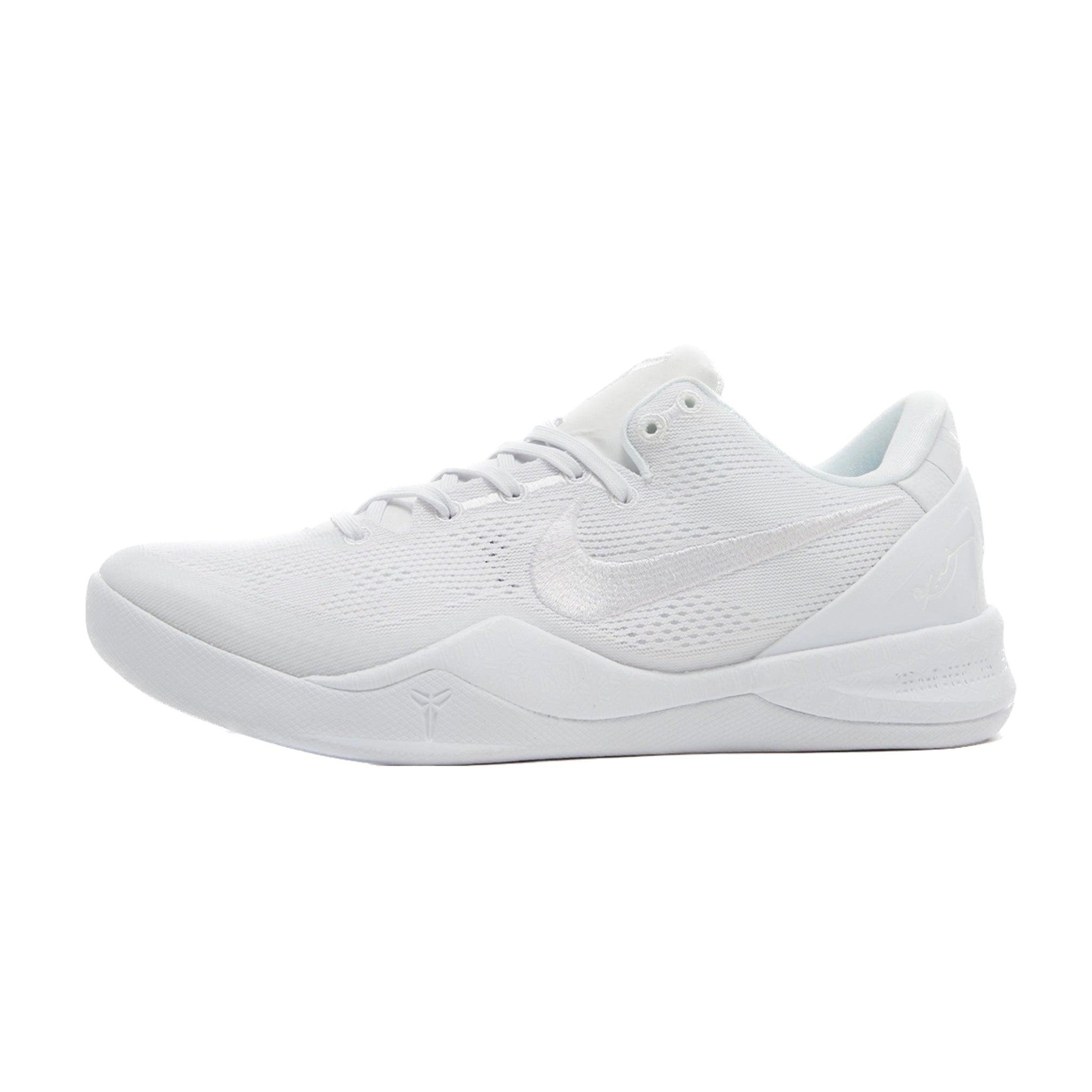 Nike Kobe 8 Protro Halo Basketball Shoes (GS) White - Lightweight Performance Sneakers for Kids & Youth - Perfect for Court Play, Training, and Casual Wear