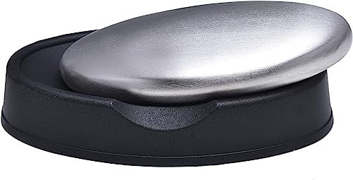 DKEXL Stainless Steel Soap Bar - Odor Eliminator for Hands | Removes Onion, Garlic & Fish Smells | Kitchen & Outdoor Use for Cooking, Camping & Fishing