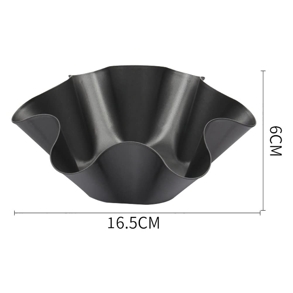 GSHLLO 2-Pack Carbon Steel Tortilla Bowl Maker Set - Taco Shell Molds, Salad & Baking Bowls for Kitchen - Perfect for Taco Night, Salad Prep & Party Snacks