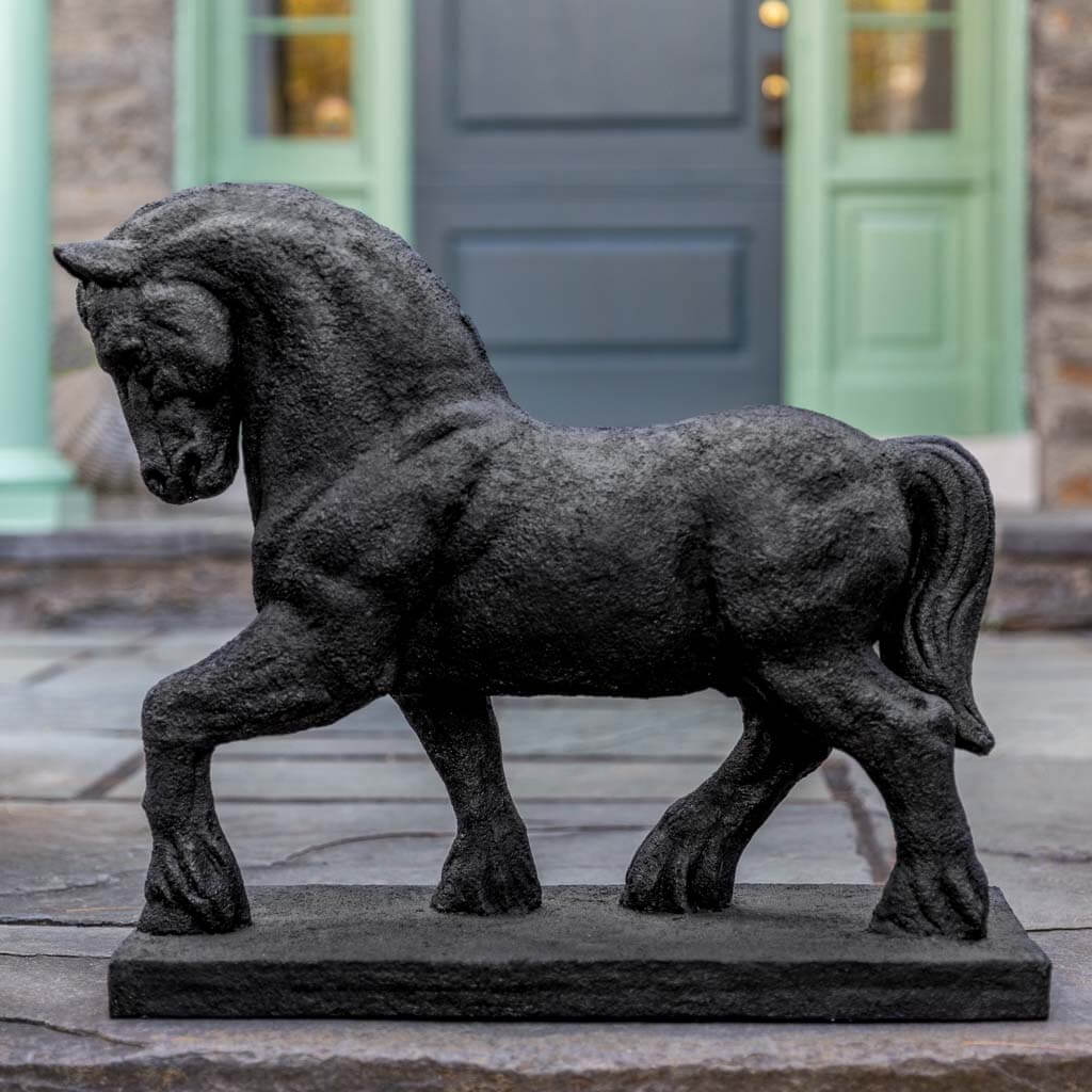 Campania International Roman Horse Statue - Classic Bronze Equestrian Sculpture for Home & Garden Decor | Perfect for Living Room, Office, or Outdoor Landscape Design