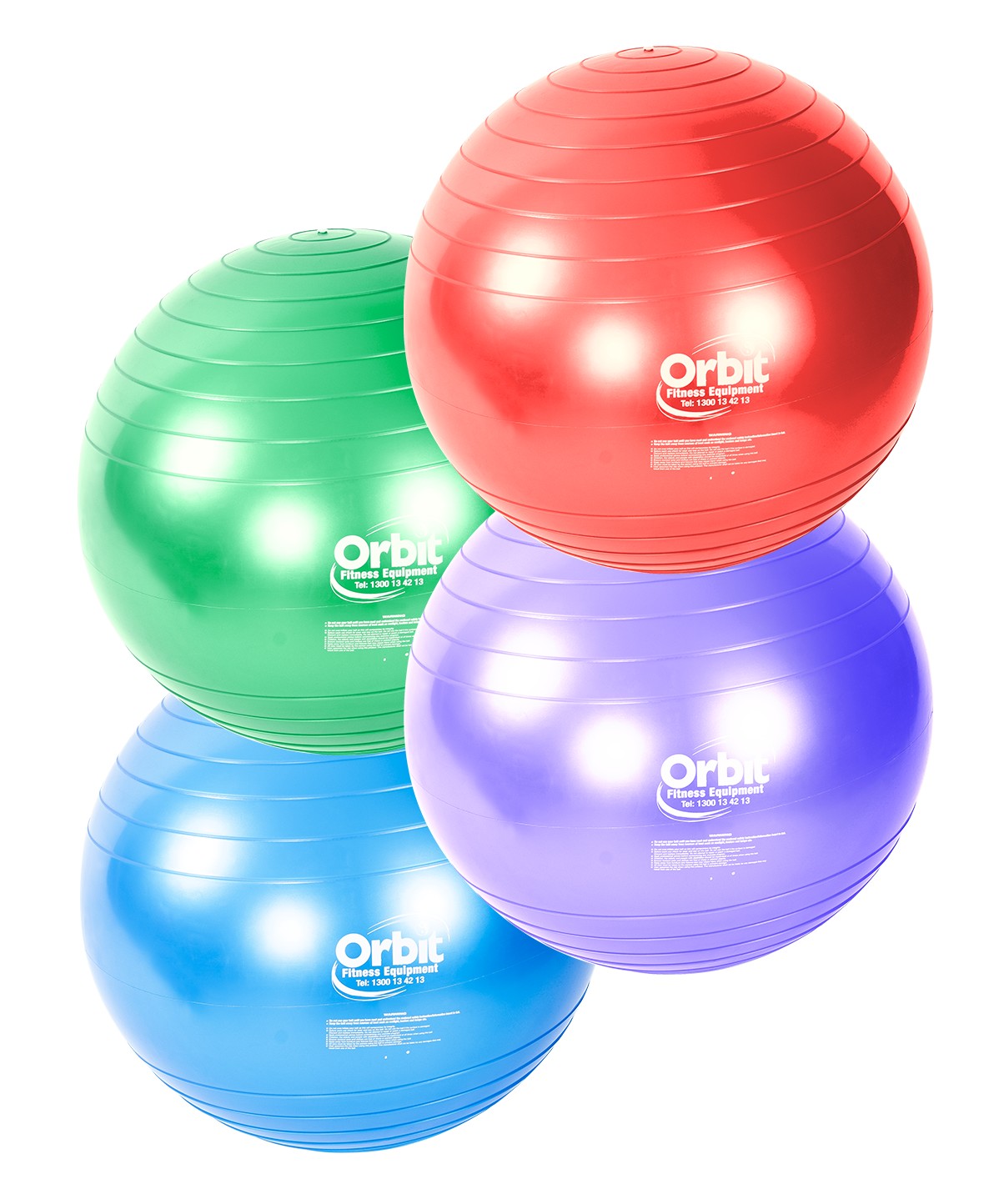 Premium Exercise Physio Ball for Yoga, Pilates & Core Workouts - Anti-Burst Stability Ball for Home Gym, Office & Physical Therapy - 55cm, 65cm, 75cm Sizes Available