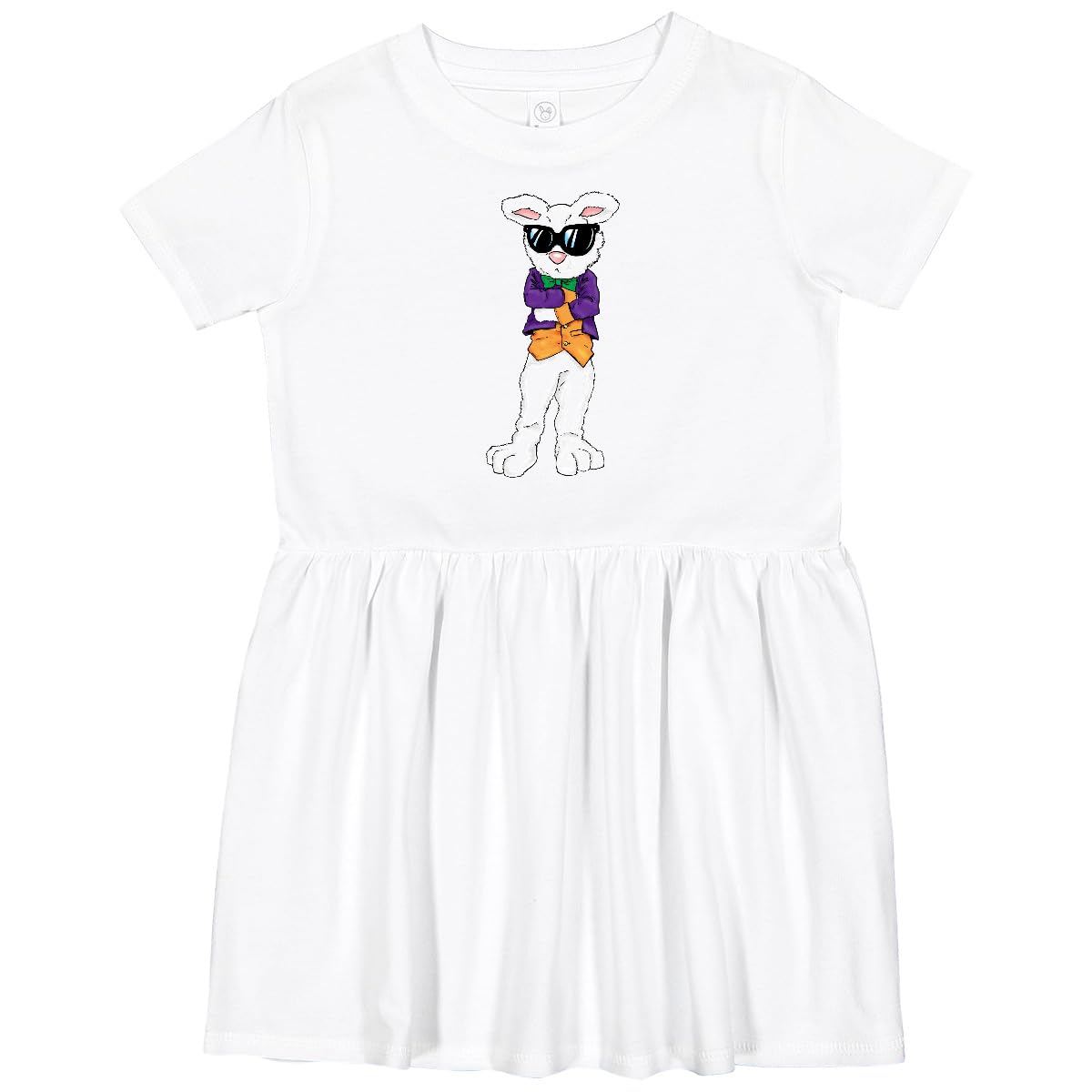 Easter Bunny Boss with Sunglasses & Jacket - Cute Toddler Easter Dress for Girls & Boys - Perfect for Easter Photos, Egg Hunts & Spring Celebrations