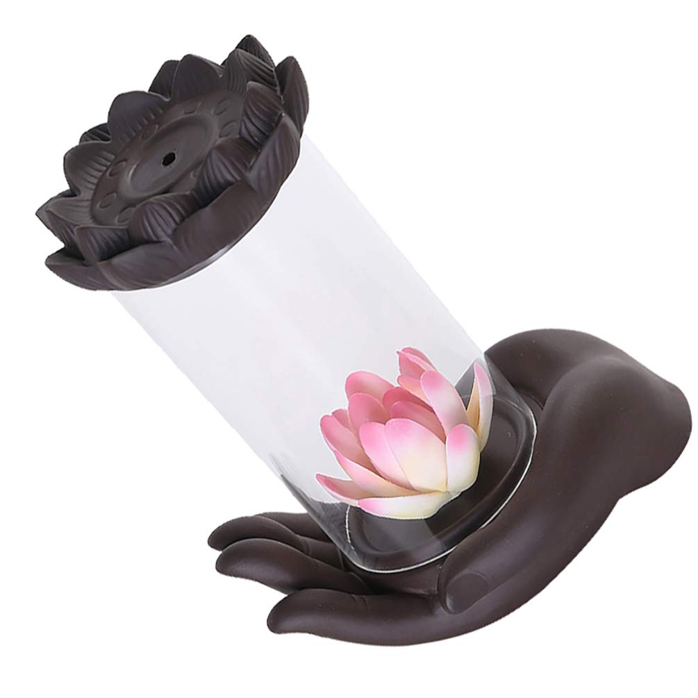 Vintage Ceramic Backflow Incense Burner Holder - Porcelain Zen Aroma Diffuser for Home, Office & Meditation | Home Decor, Feng Shui, Relaxation Gift Idea