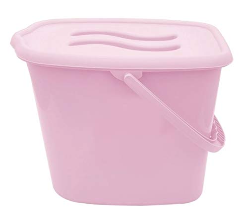 12L Pink Baby Diaper Disposal Bin with Lid - Odor-Proof Diaper Pail for Nursery, Bathroom & Laundry Room - Perfect for Diaper Changing Station & Baby Care Essentials