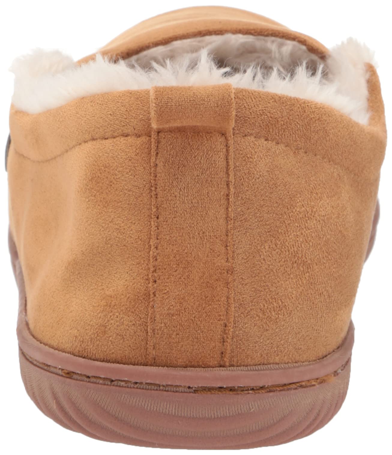 Dearfoams Men's Alpine Zurich Closed Back Slippers - Cozy Indoor/Outdoor House Shoes for Winter Comfort & Warmth - Perfect for Lounging, Relaxing at Home, or Quick Outdoor Errands