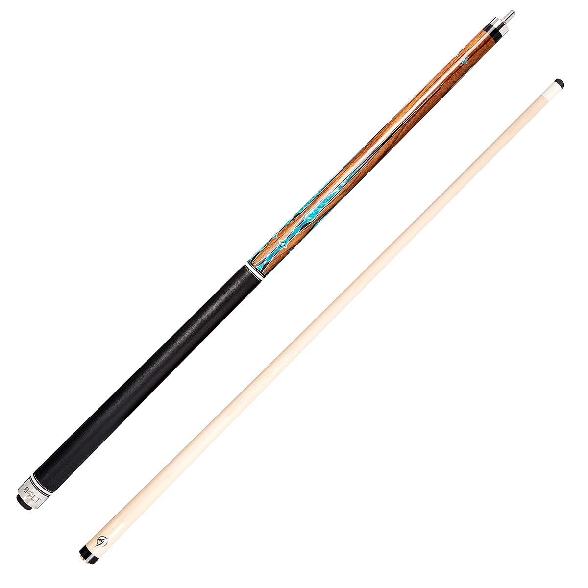 Bolt High Performance 2-Piece Maple Pool Cue - 19oz, 20oz, or 21oz - Maximum Control Billiard Stick with XTC Fiber Technology for Home, Bar, Pub & Billiard Hall | Perfect for Professional Play & Casual Games