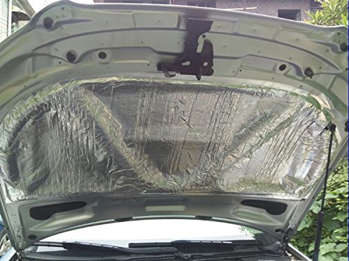 SOOMJ Heat Shield & Sound Deadening Mat - Aluminum Foil Insulation for Car Engine & Vehicle Noise Reduction - Perfect for Automotive, RV, and Boat Soundproofing Applications