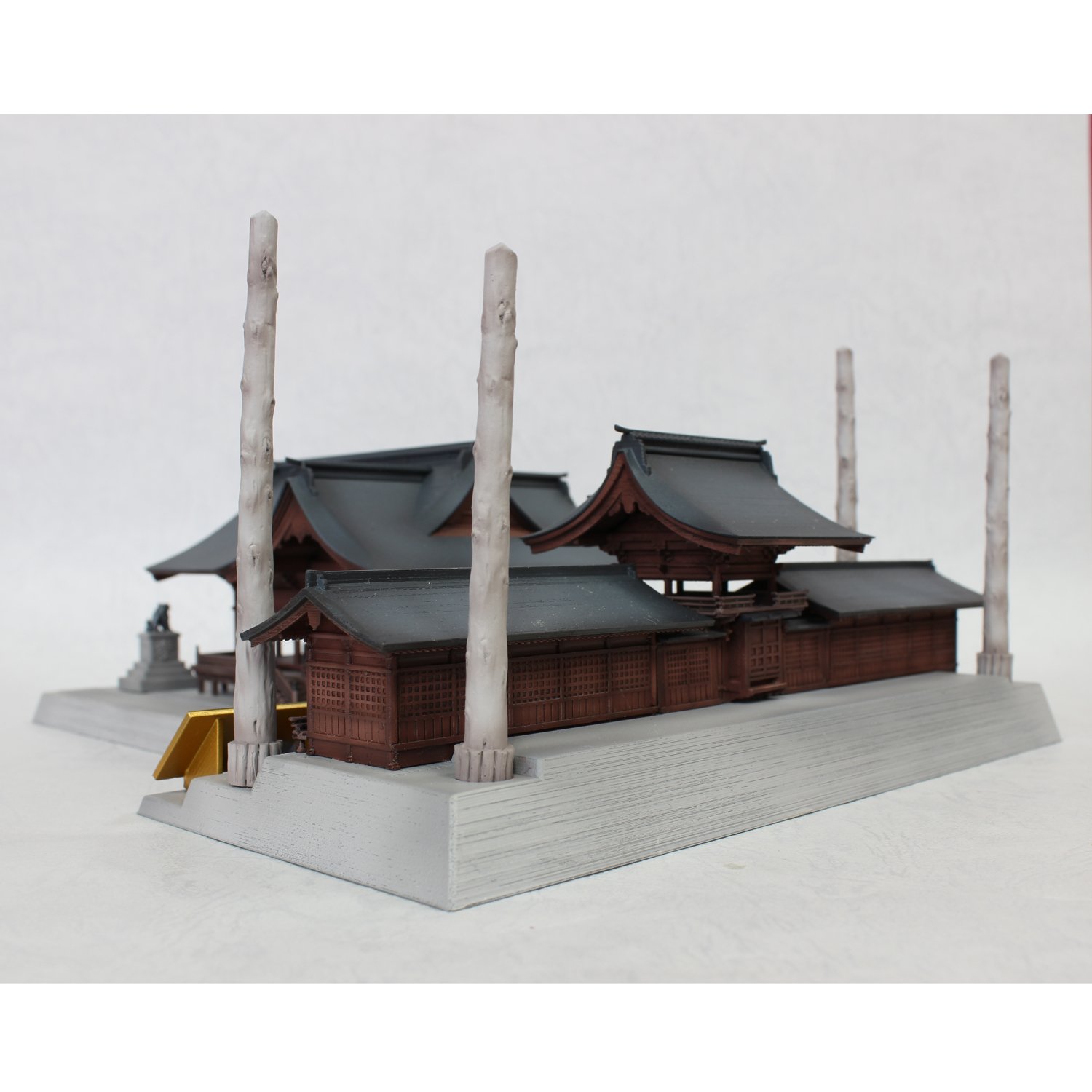 1/150 Scale Shinano Suwa Taisha Plastic Model Kit - Ichinomiya Shimosha Akimiya Shrine Replica for Collectors & Japanese Culture Enthusiasts | Perfect for Diorama, Home Decor & Gifts