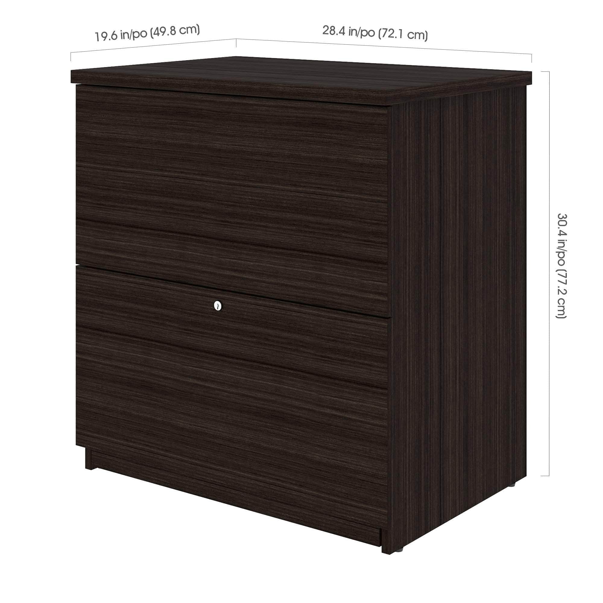 Ridgeley Executive Computer Desk with Hutch, Lateral File Cabinet & Bookcase - 2 Color Options | Home Office & Study Room Furniture for Professionals
