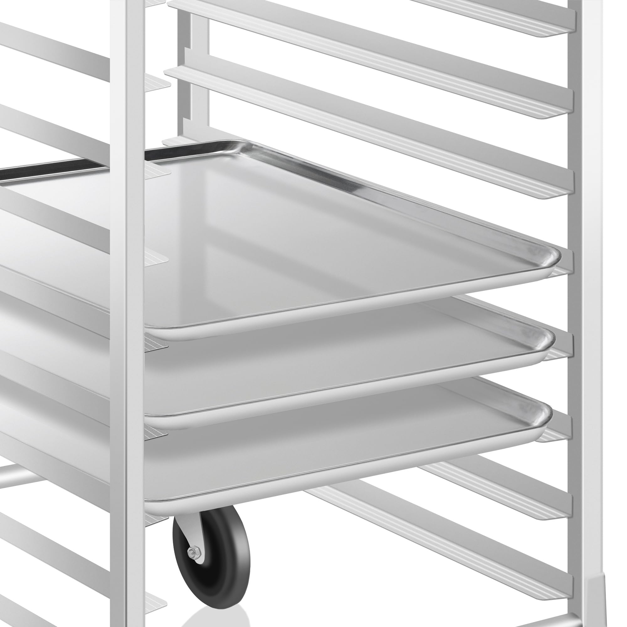 GRIDMANN Commercial Bun Pan Bakery Rack - Heavy Duty 10 Sheet Capacity for Restaurants, Bakeries & Cafes - Perfect for Bread, Pastry & Cookie Storage