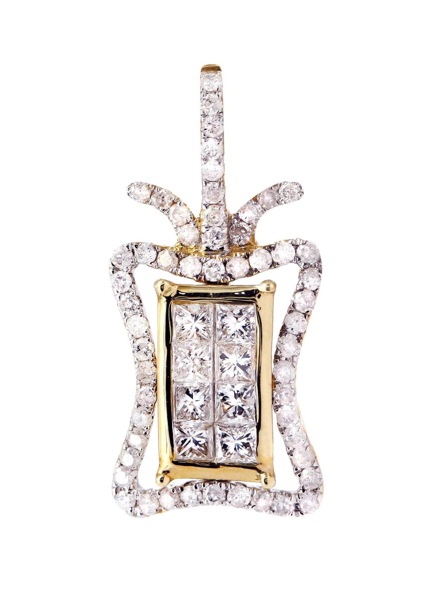 0.76 Carat Diamond Butterfly Pendant Necklace - 1.72 Grams 14K White Gold Elegant Jewelry Gift for Women - Perfect for Anniversaries, Birthdays & Special Occasions