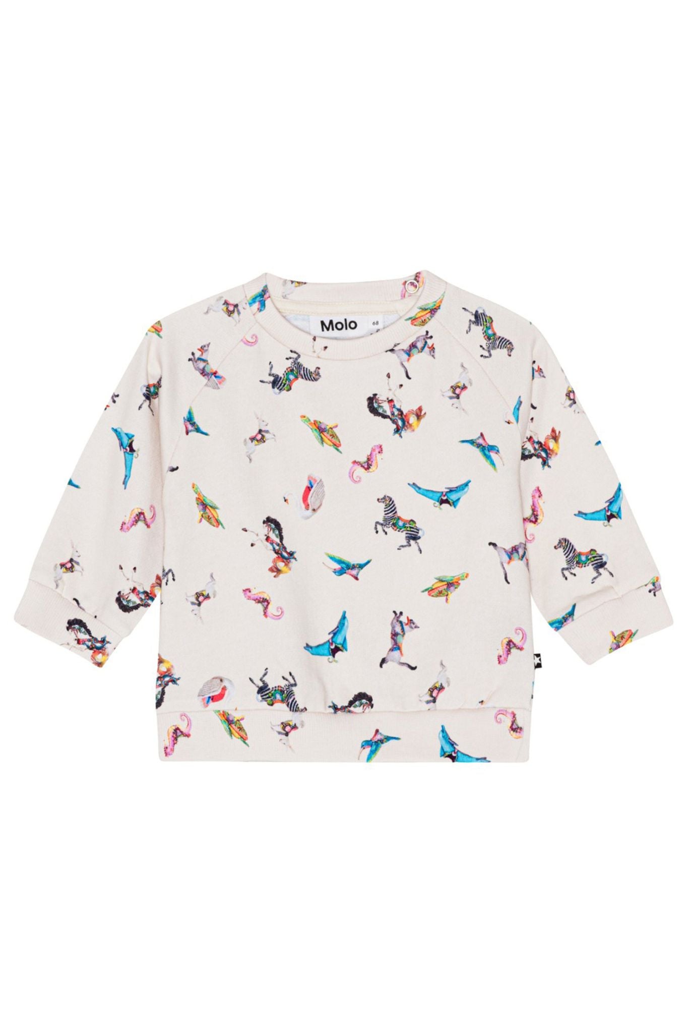 Unisex Toddler Carousel Mini Disc Sweatshirt - Soft Cotton Pullover for Boys & Girls - Perfect for Playdates, Daycare & Family Outings