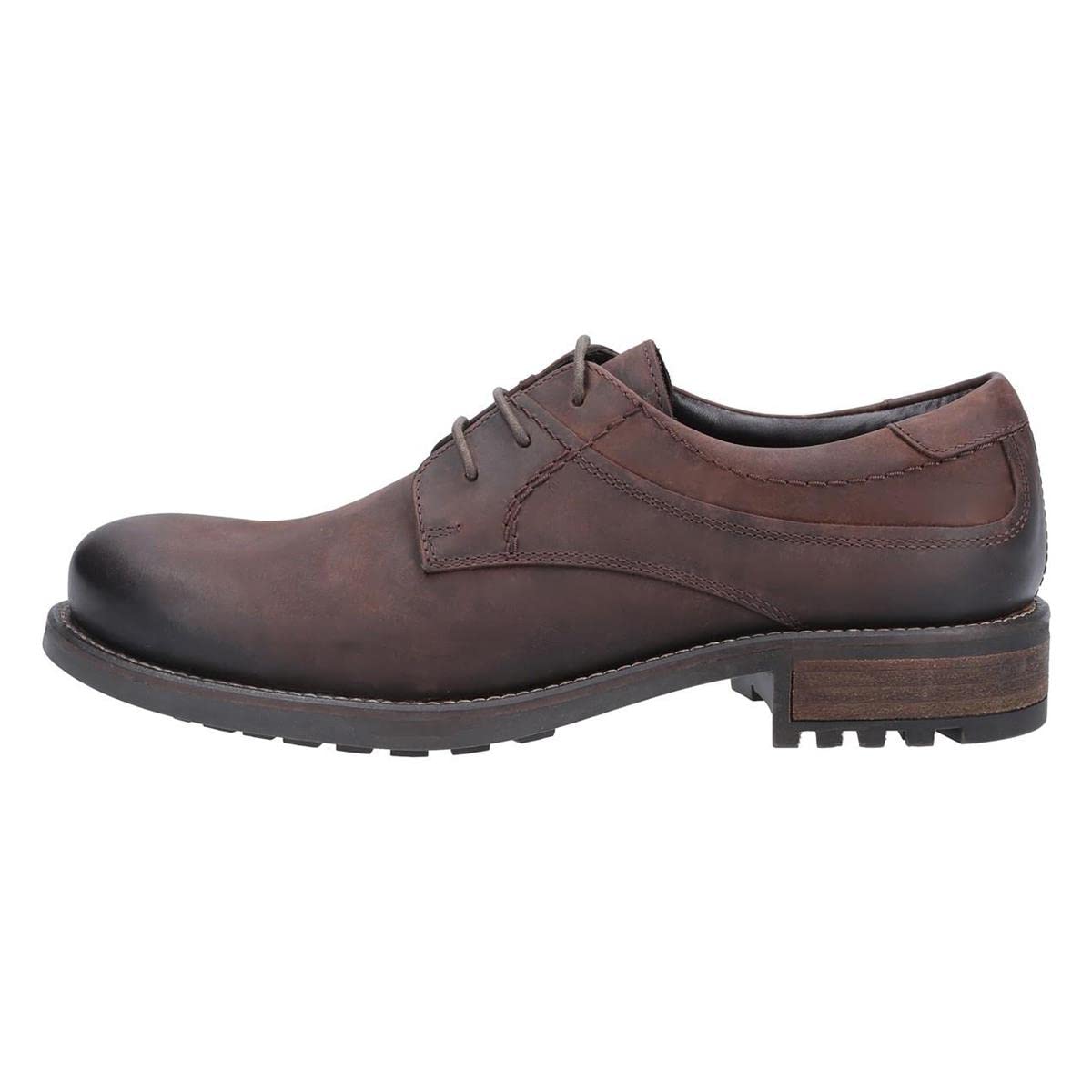 Men's Brown Nubuck Derby Shoes Size 7 - Classic Comfortable Dress Shoes for Business Casual & Office Wear