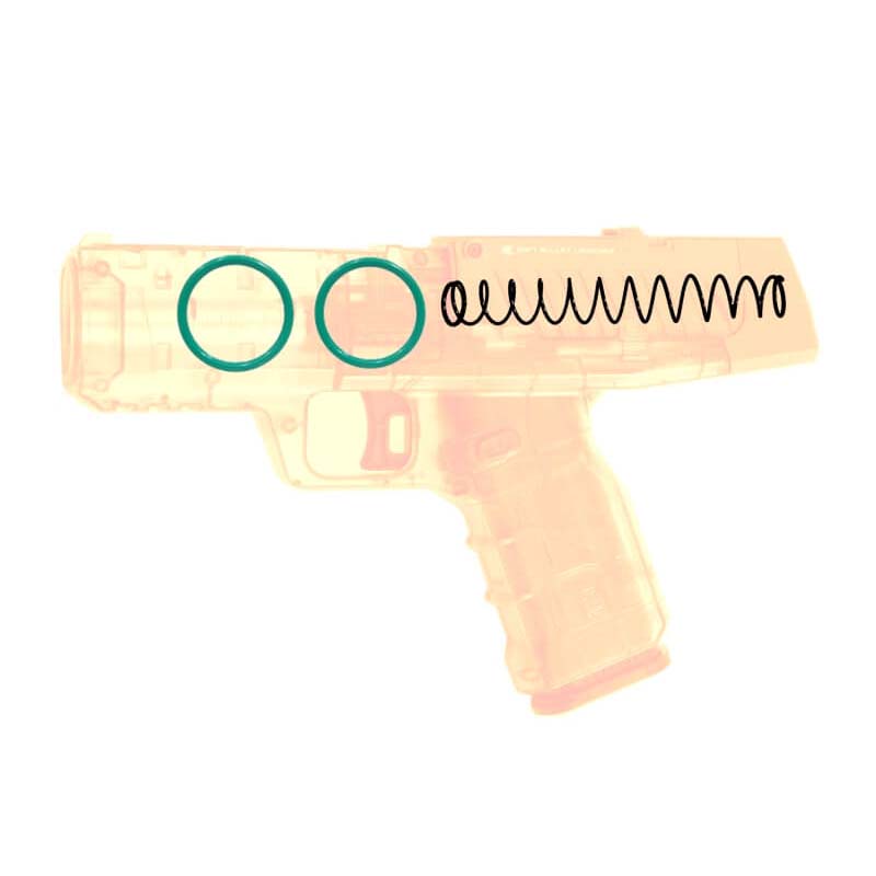 Lehui LP55 Blaster Upgrade Parts Kit - High Performance Nerf Gun Mods & Accessories for Enhanced Shooting Range & Accuracy - Perfect for Nerf Battles, Target Practice & Outdoor Games
