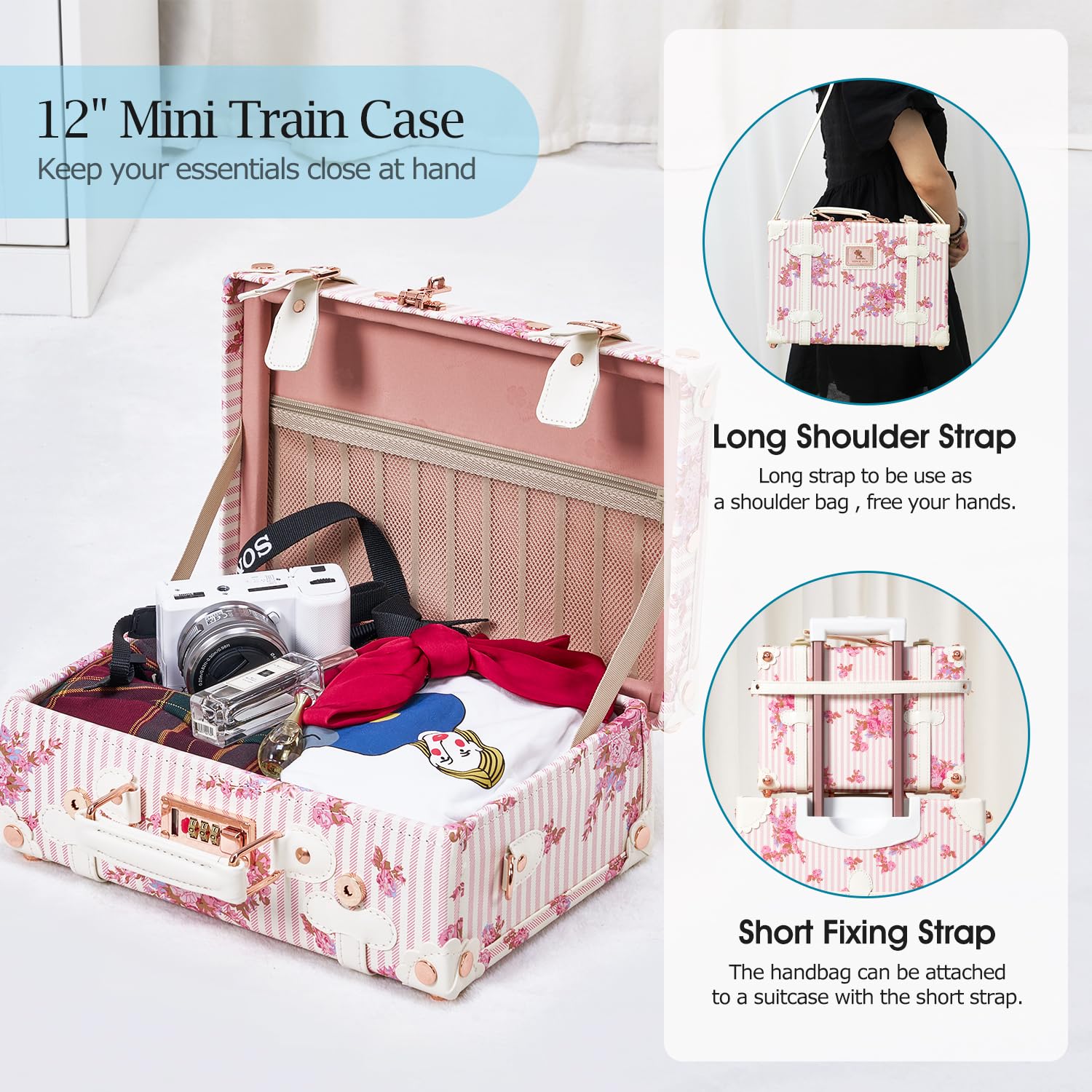 Vintage 2-Piece Suitcase Set - 26