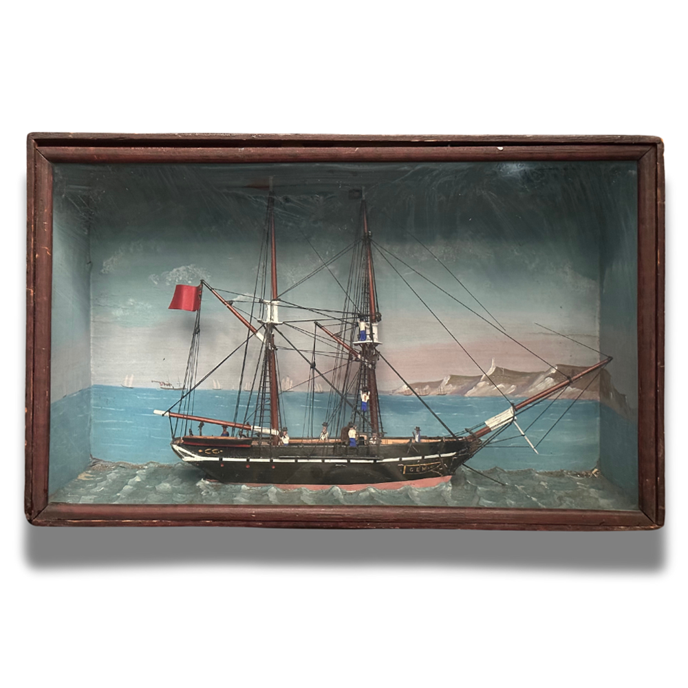 20th Century Ship Diorama Model Kit - Detailed Historical Boat Display for Collectors & Hobbyists | Perfect for Home Decor, Office Display & Nautical Theme Gifts