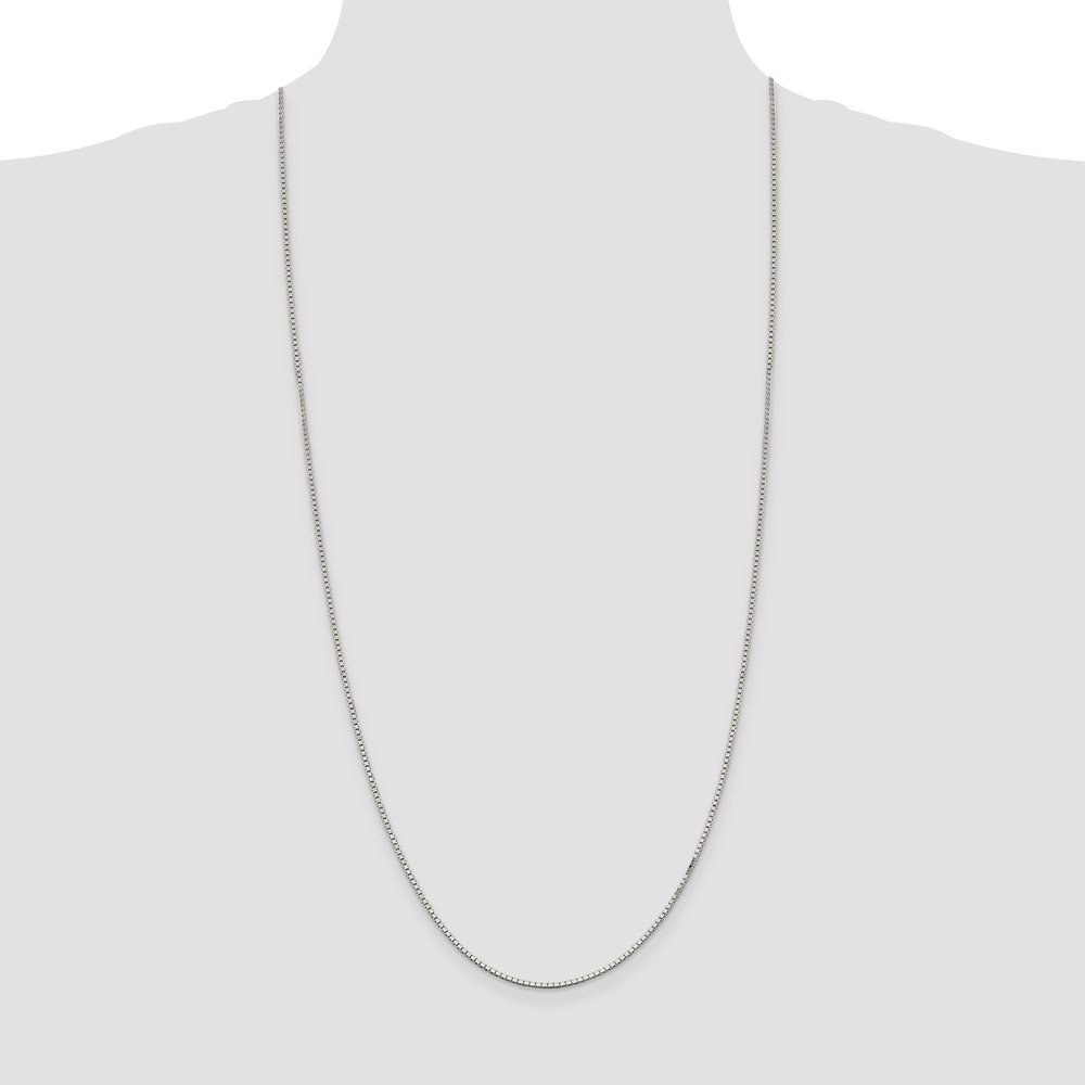 925 Sterling Silver 1.5mm Box Chain Necklace for Women & Men - Durable Lobster Clasp Jewelry for Everyday Wear, Gifts & Special Occasions